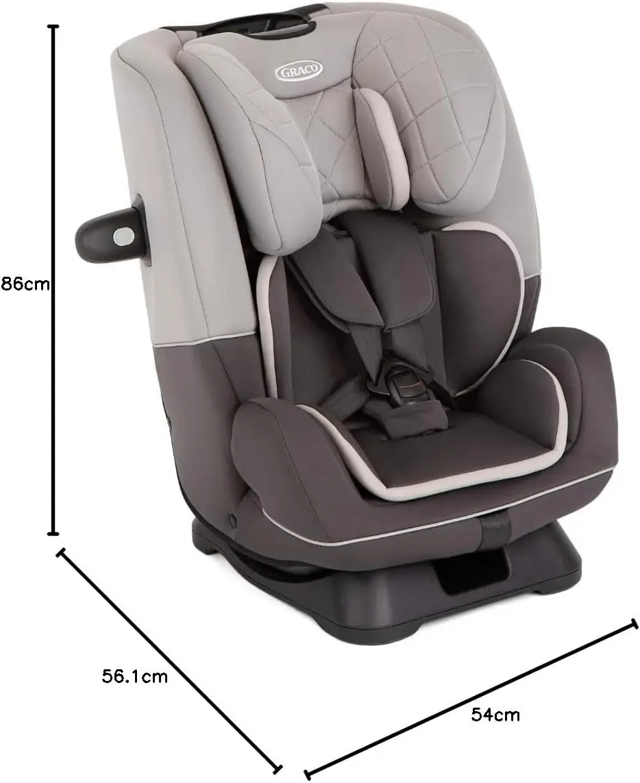 Автокресло Graco SlimFit R129 (Iron) - 7