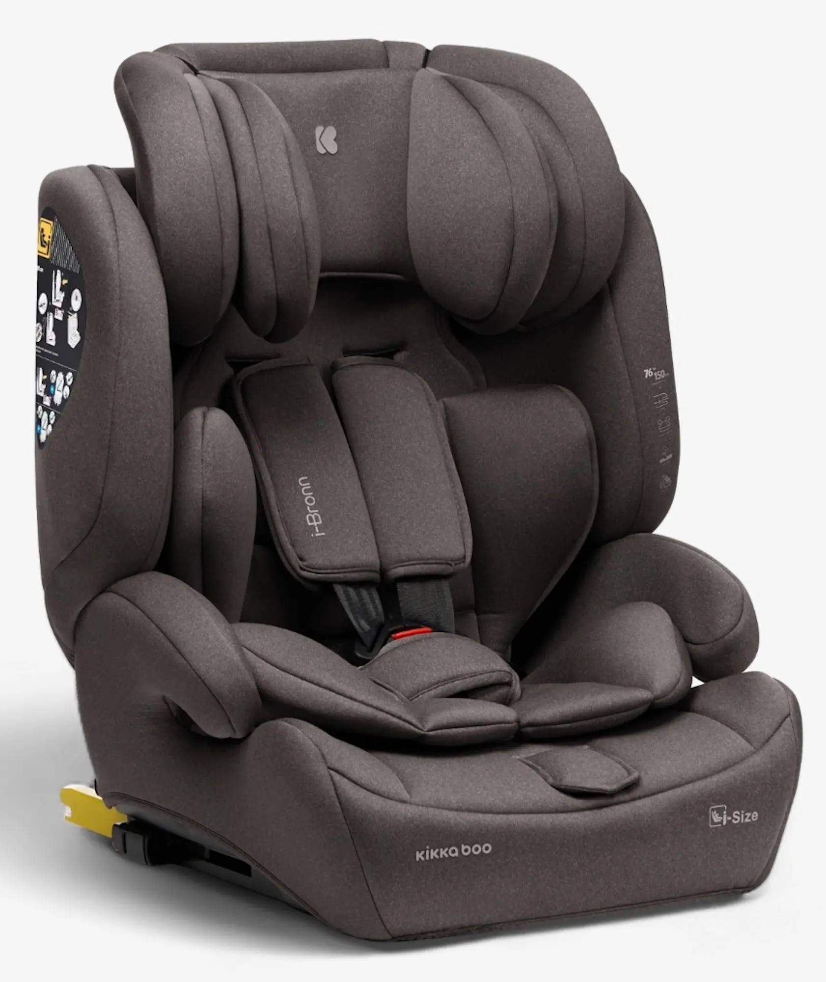 Scaun auto Kikka Boo i-Bronn i-Size Isofix (Beige)