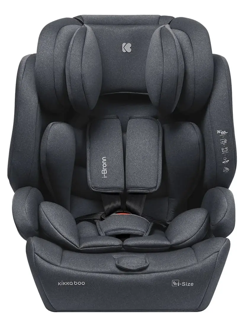 Scaun auto Kikka Boo i-Bronn i-Size Isofix (Grey)