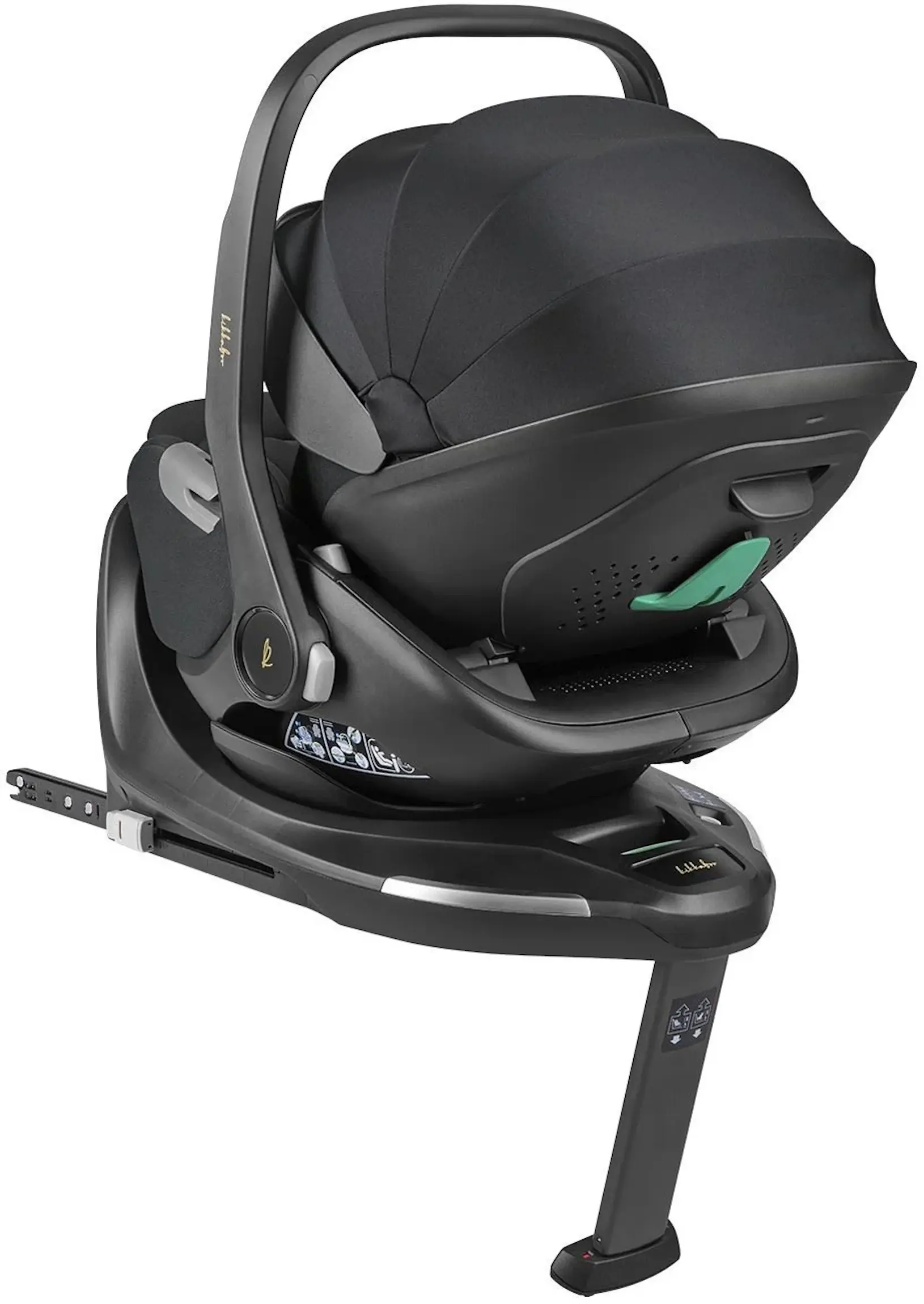 Scaun auto Kikka Boo i-Class Goya i-Size (Black) - 3