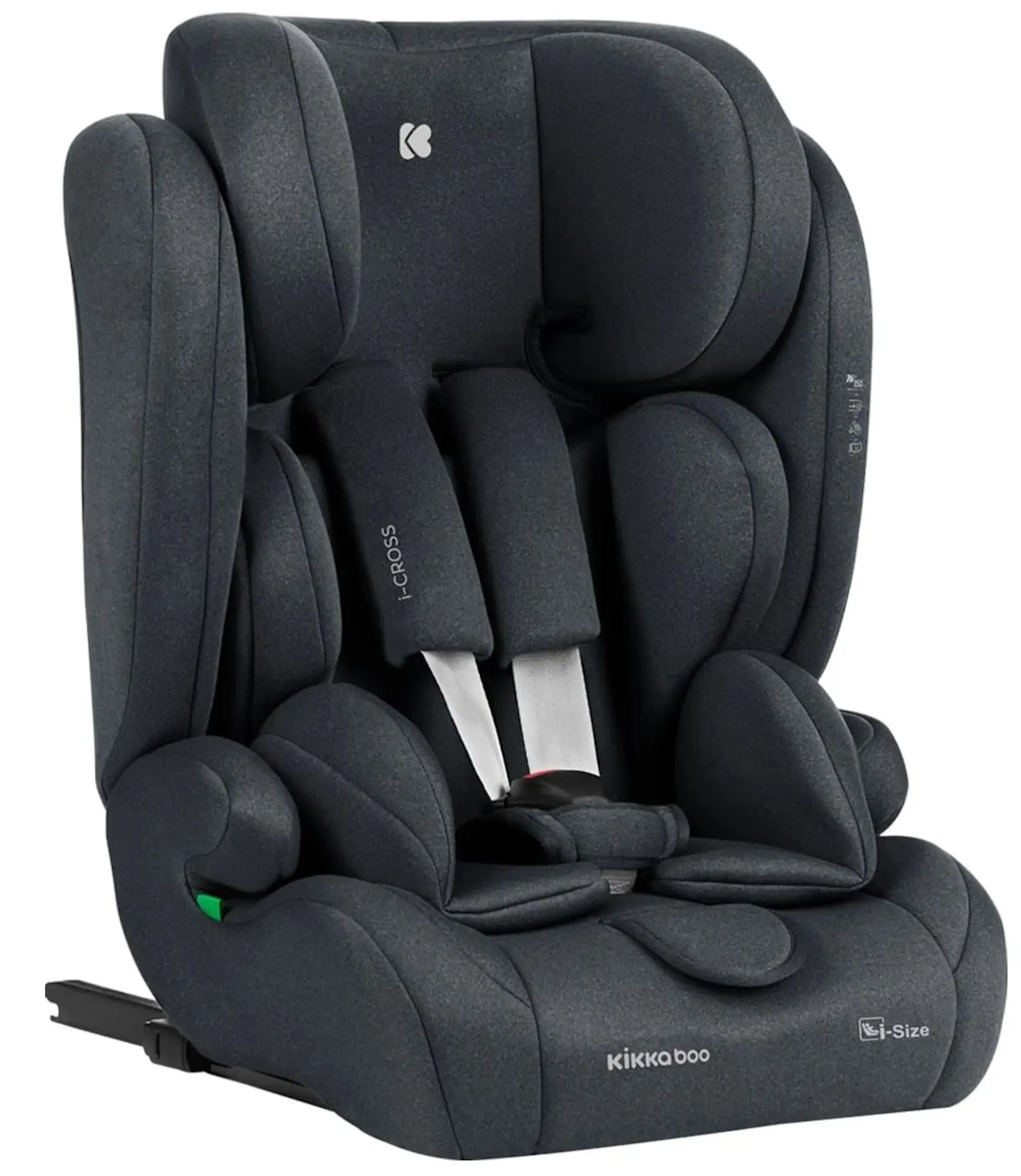 Scaun auto Kikka Boo i-Cross i-Size Isofix (Dark Grey)