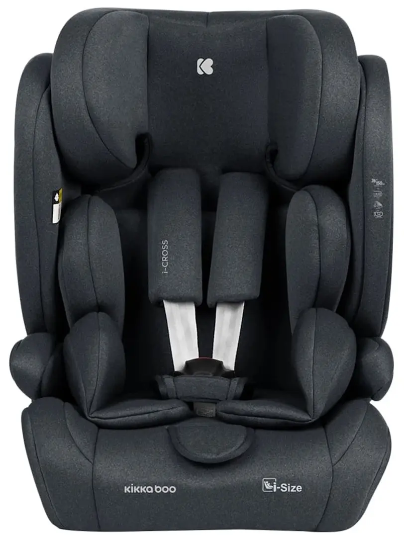 Scaun auto Kikka Boo i-Cross i-Size Isofix (Dark Grey)