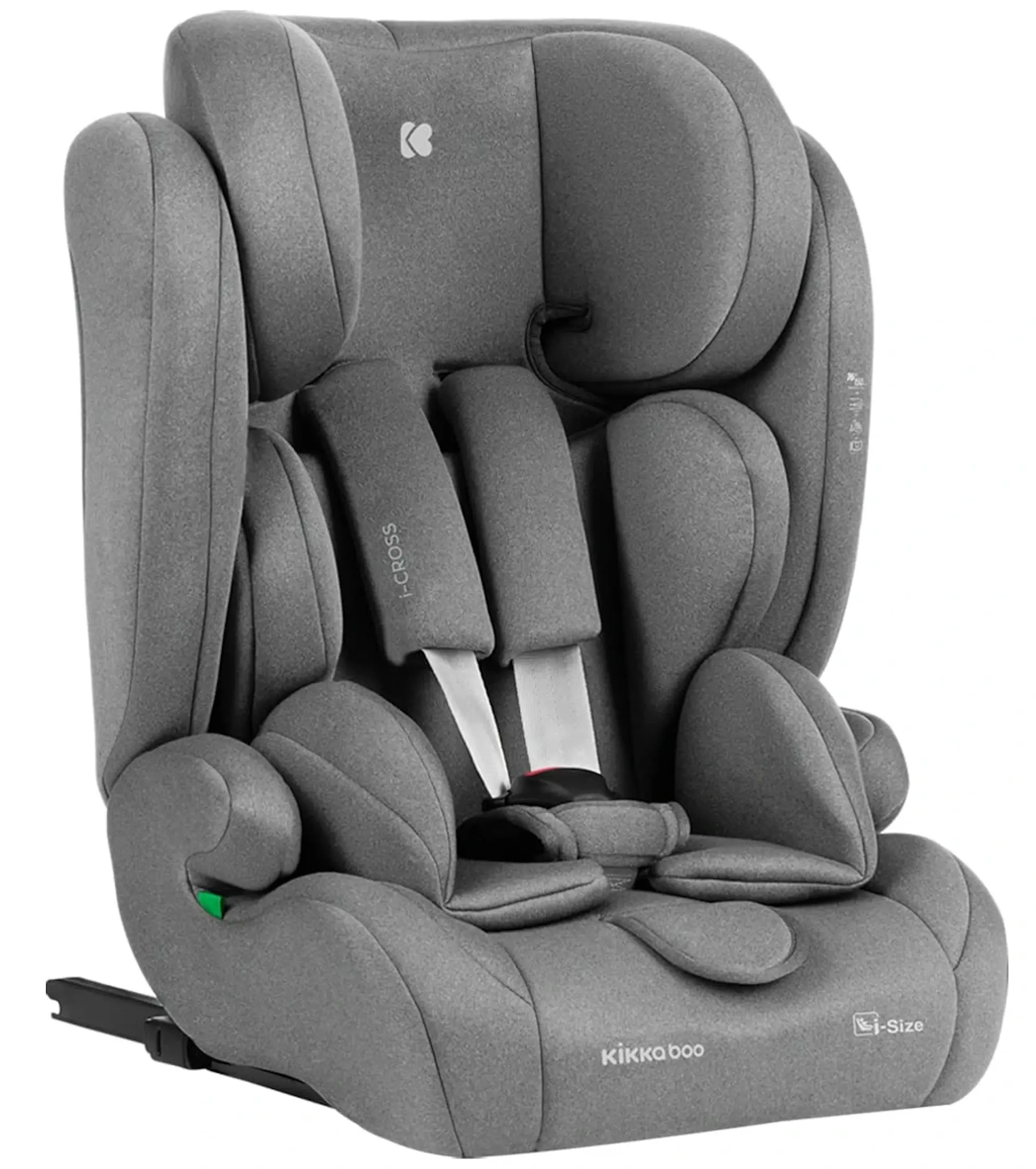 Scaun auto Kikka Boo i-Cross i-Size Isofix (Light Grey)
