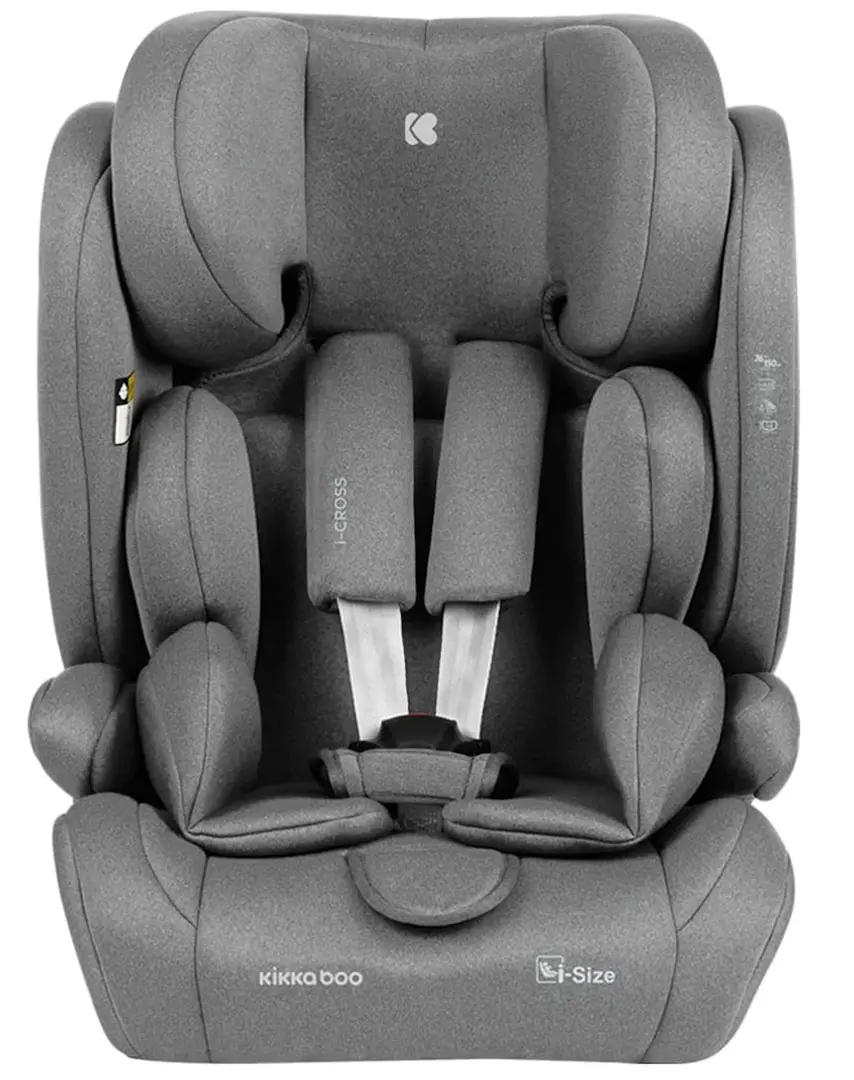 Scaun auto Kikka Boo i-Cross i-Size Isofix (Light Grey)