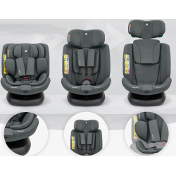 Scaun auto Kikka Boo i-Defend (Grey) Thumb