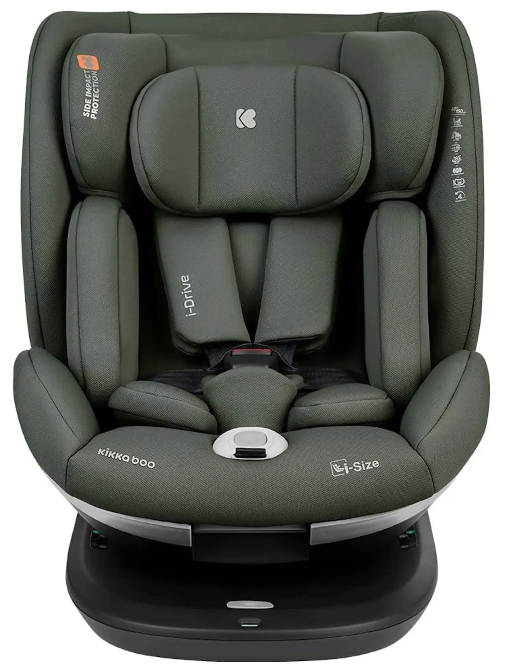 Scaun auto Kikka Boo i-Drive i-Size (Army Green)