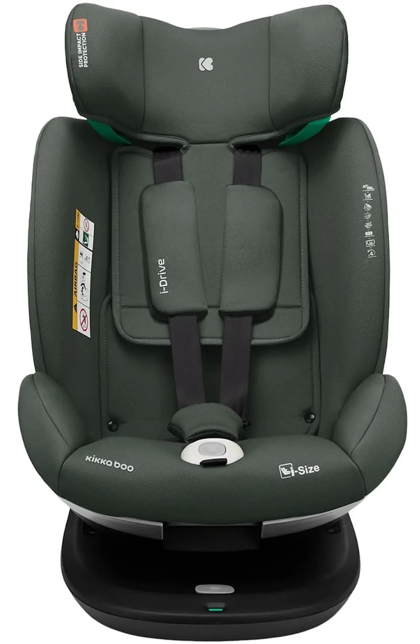 Scaun auto Kikka Boo i-Drive i-Size (Army Green)