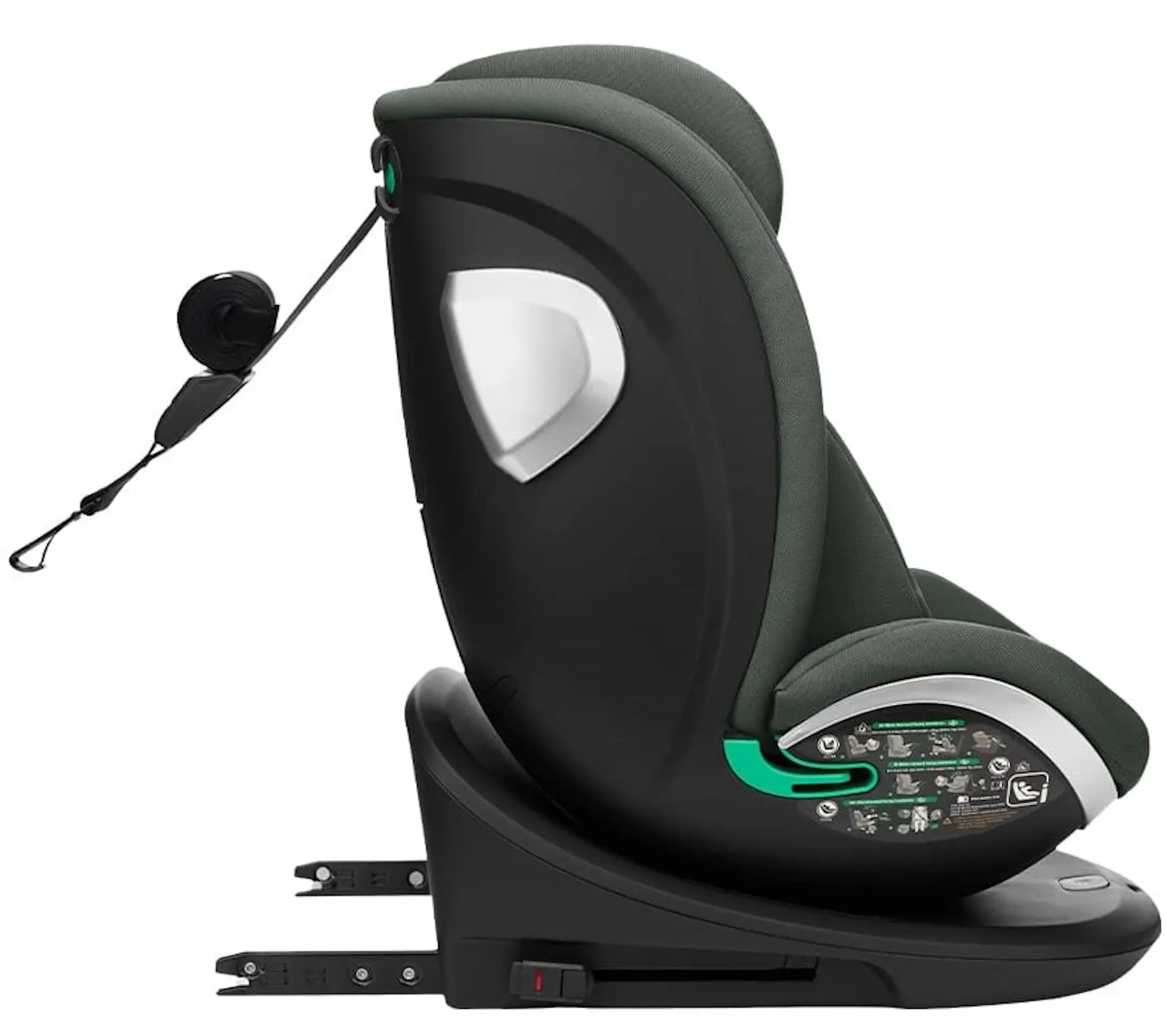 Scaun auto Kikka Boo i-Drive i-Size (Army Green)