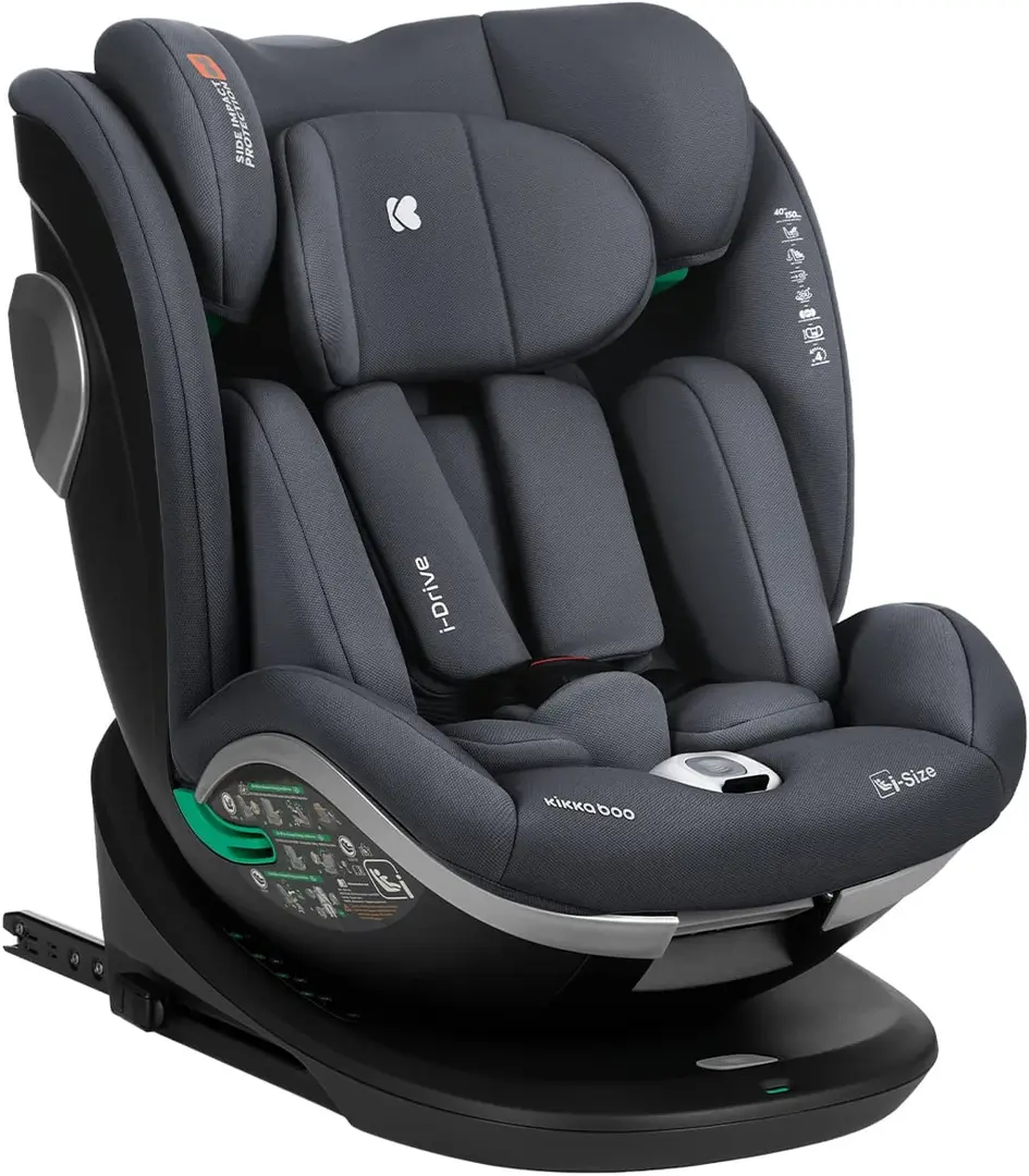 Автокресло Kikka Boo i-Drive i-Size (Dark Grey)
