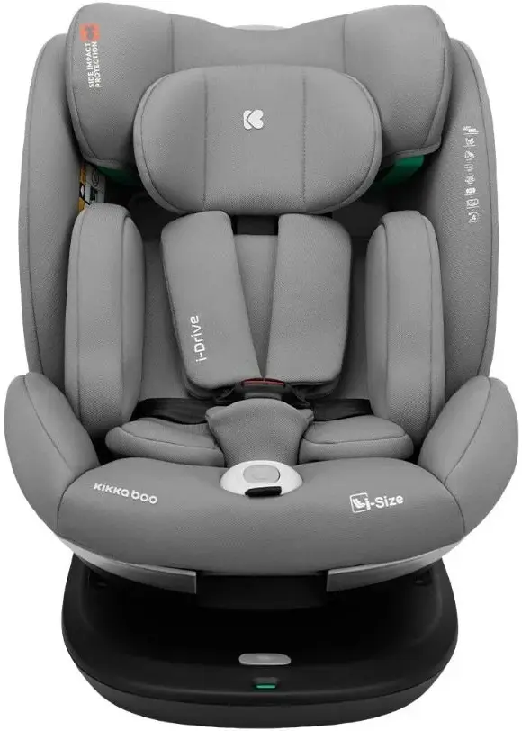 Scaun auto Kikka Boo i-Drive i-Size (Light Grey) - 2