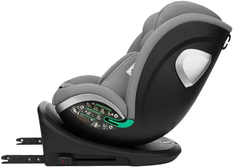 Scaun auto Kikka Boo i-Drive i-Size (Light Grey) - 5