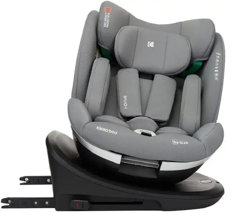 Scaun auto Kikka Boo i-Drive i-Size (Light Grey) - 7
