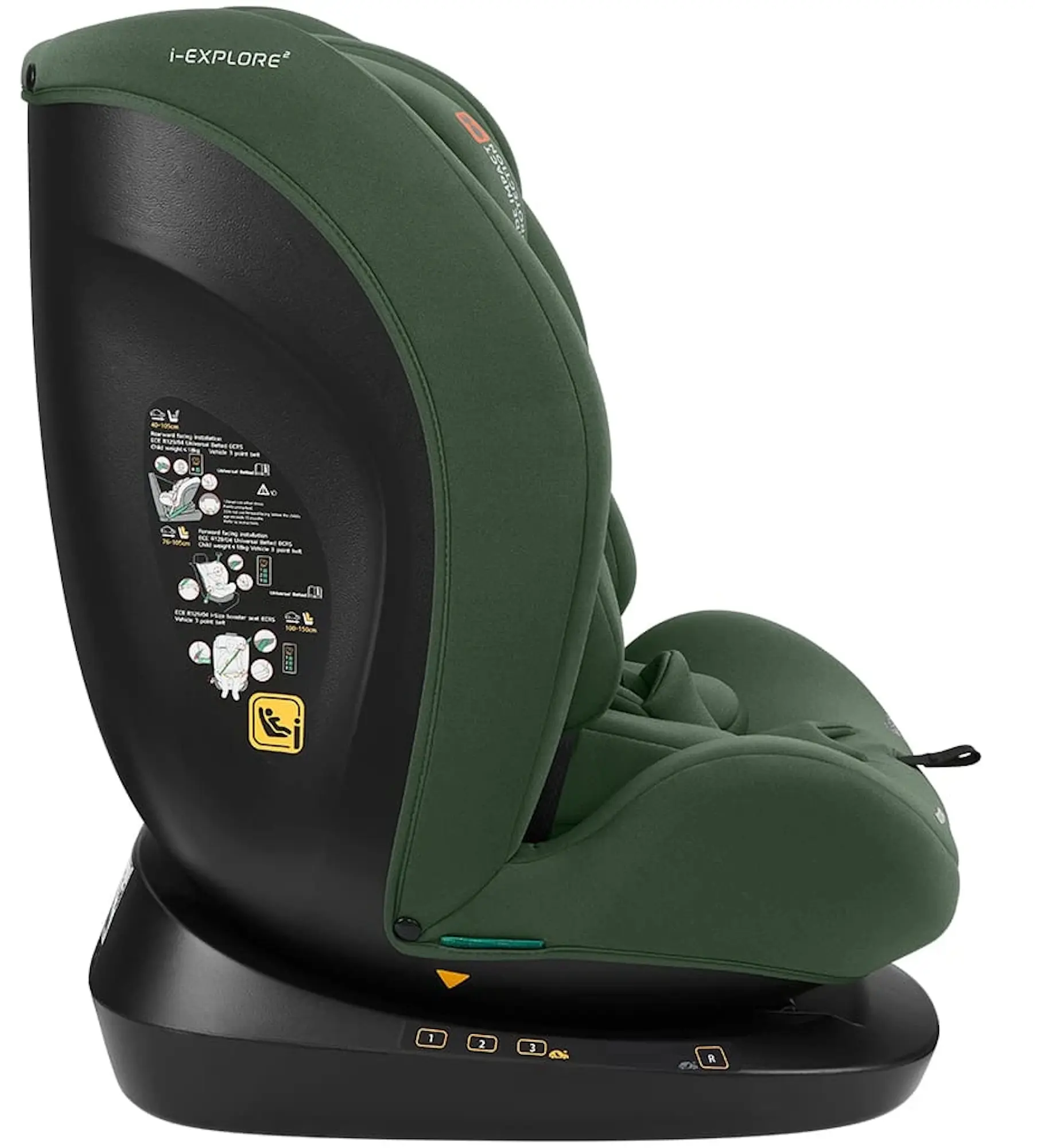 Scaun auto Kikka Boo i-Explore 2 (Army Green)