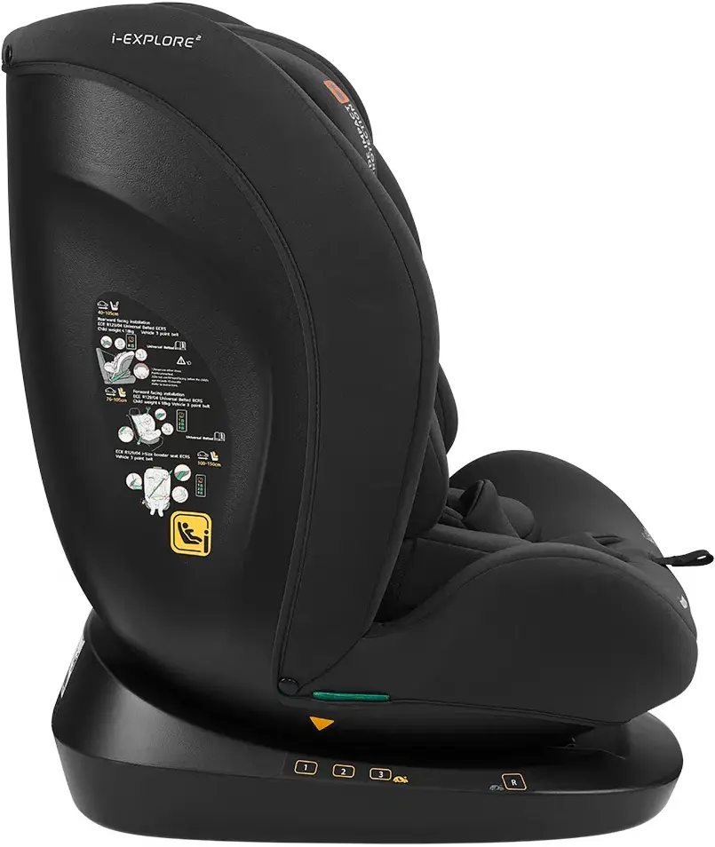 Scaun auto Kikka Boo i-Explore 2 (Black) - 4