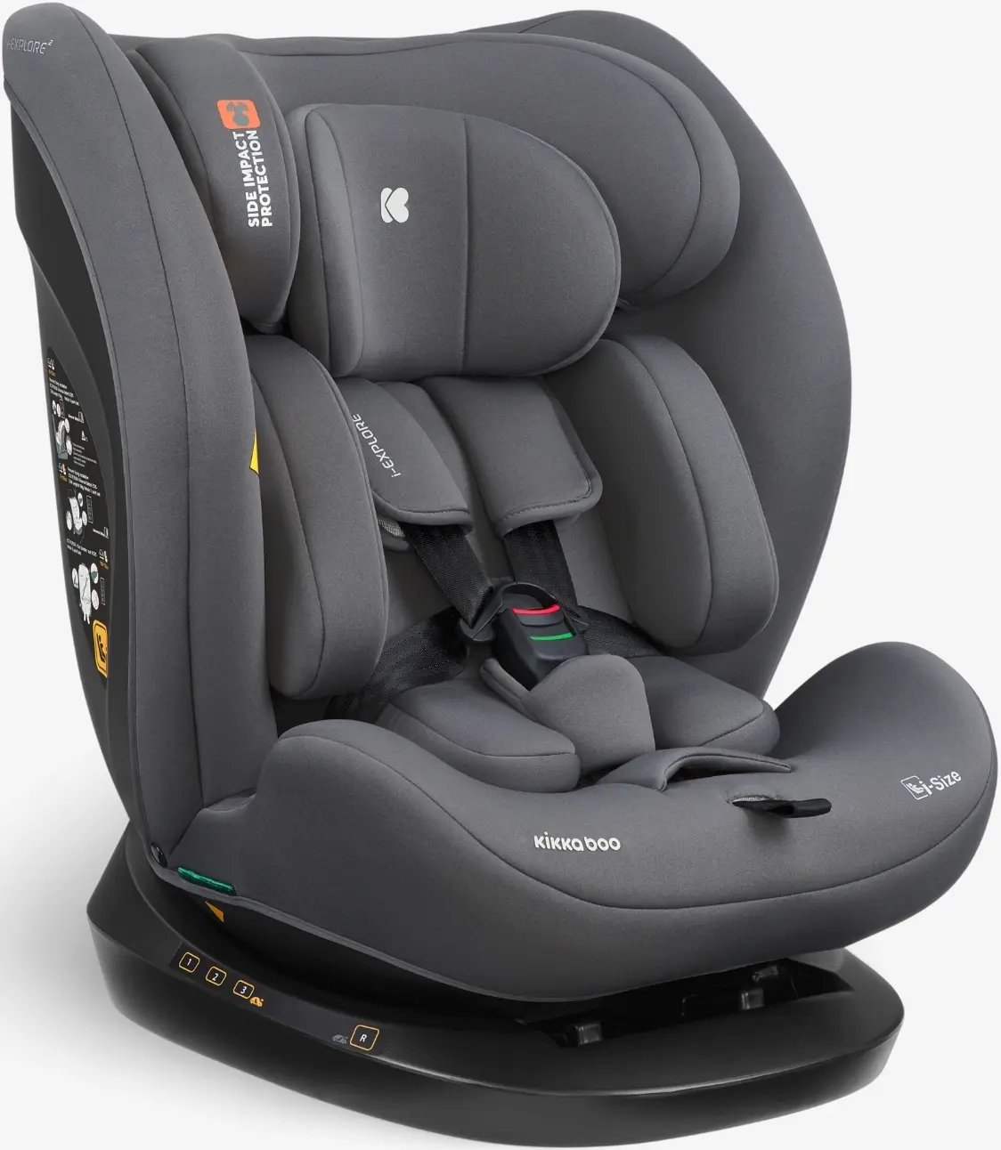 Автокресло Kikka Boo i-Explore 2 i-Size (Grey) - 2