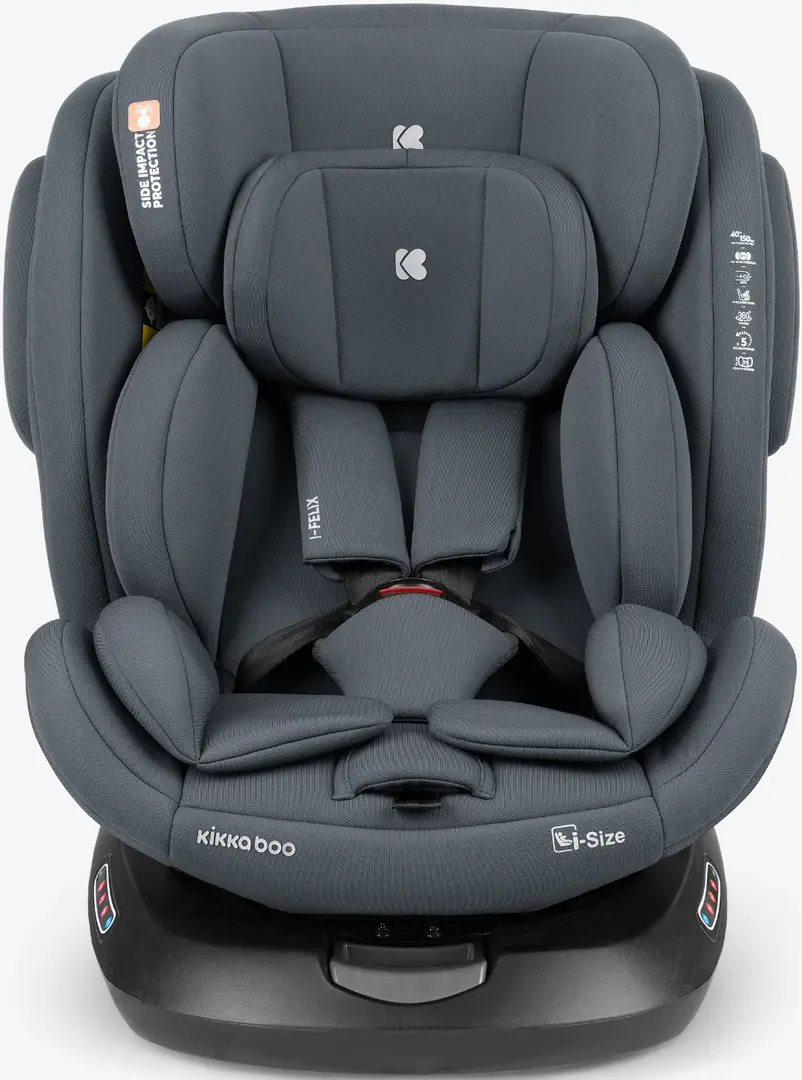 Scaun auto Kikka Boo i-Felix i-Size (Dark Grey)