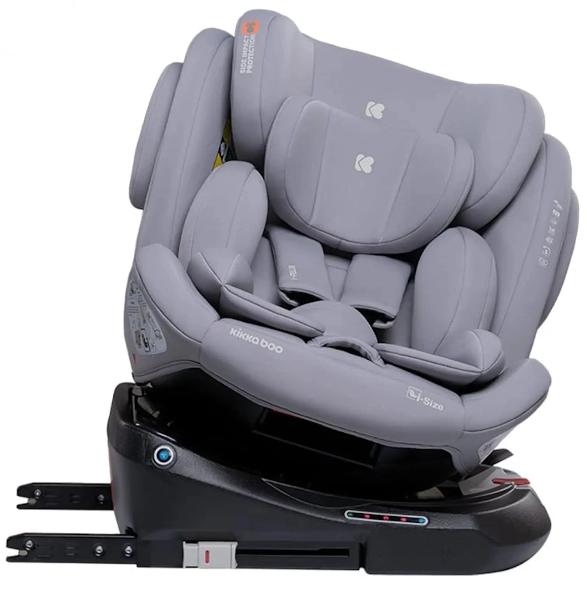 Scaun auto Kikka Boo i-Felix i-Size Isofix (Light Grey)