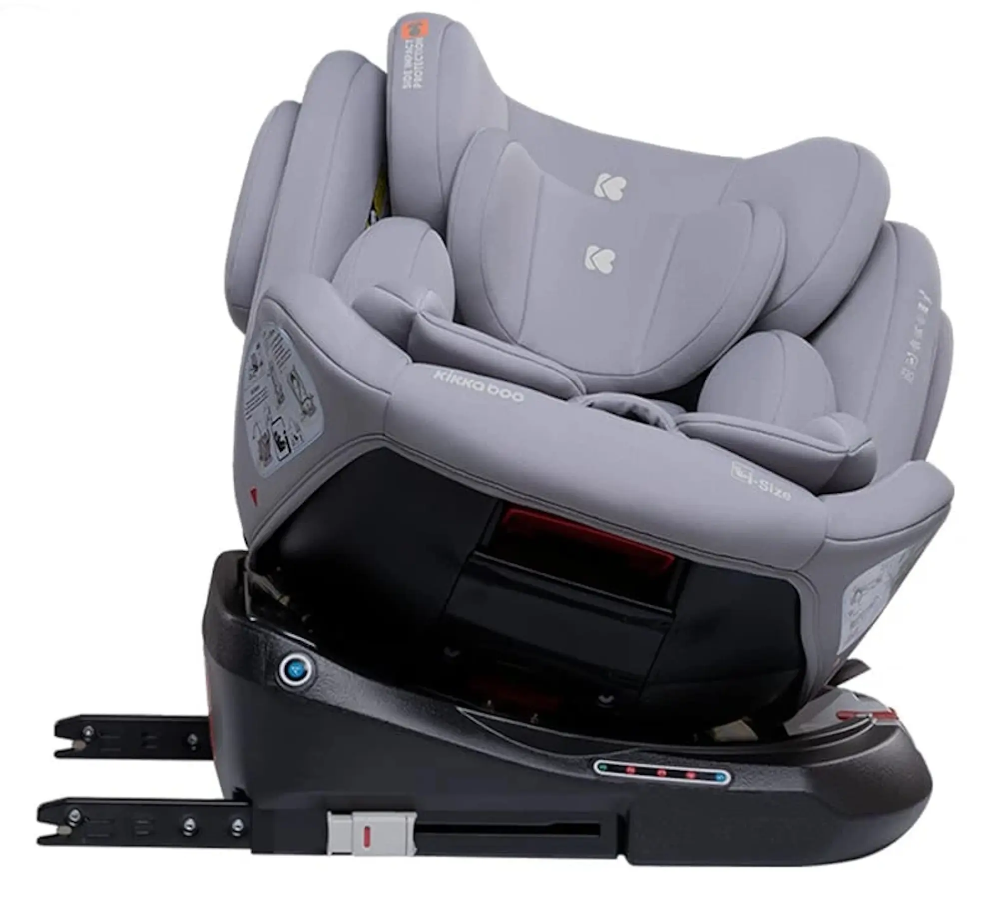 Scaun auto Kikka Boo i-Felix i-Size Isofix (Light Grey)