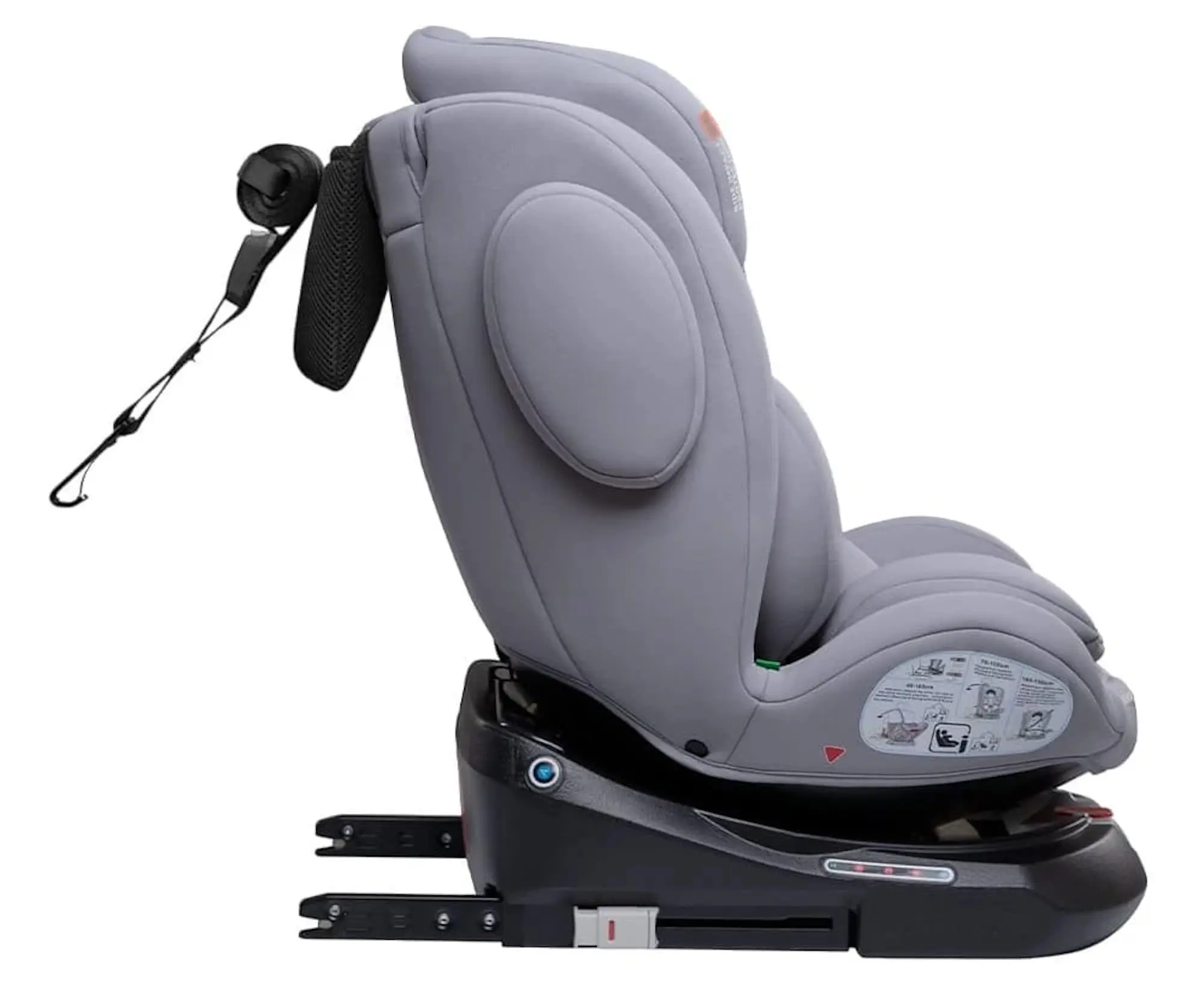 Scaun auto Kikka Boo i-Felix i-Size Isofix (Light Grey)