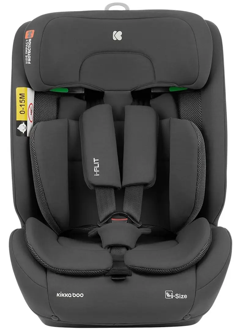 Scaun auto Kikka Boo i-Flit i-Size Isofix (Dark Grey)