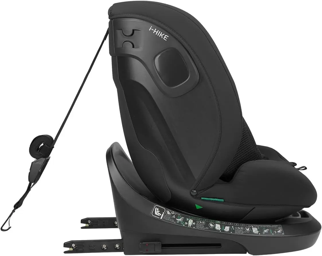Scaun auto Kikka Boo i-Hike i-Size (Black) - 5