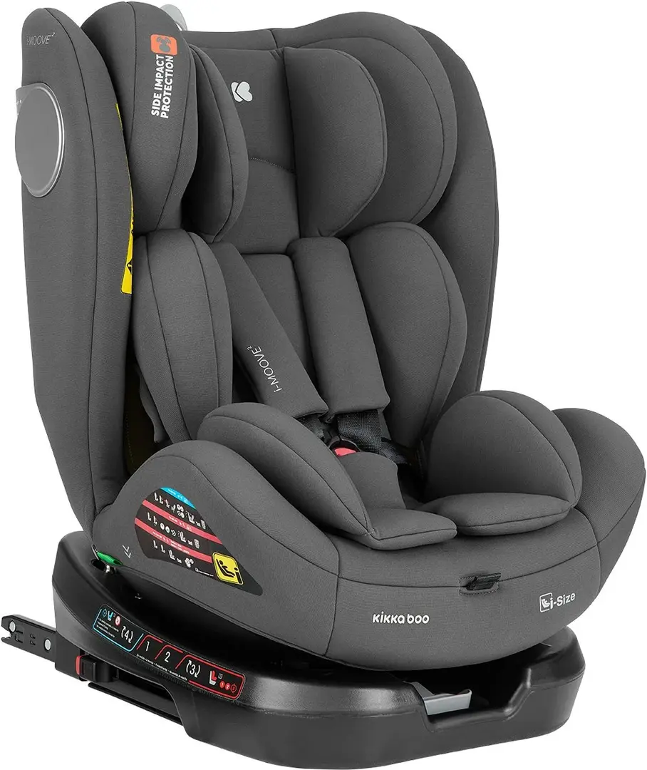 Scaun auto Kikka Boo i-Moove 2 (Dark Grey)