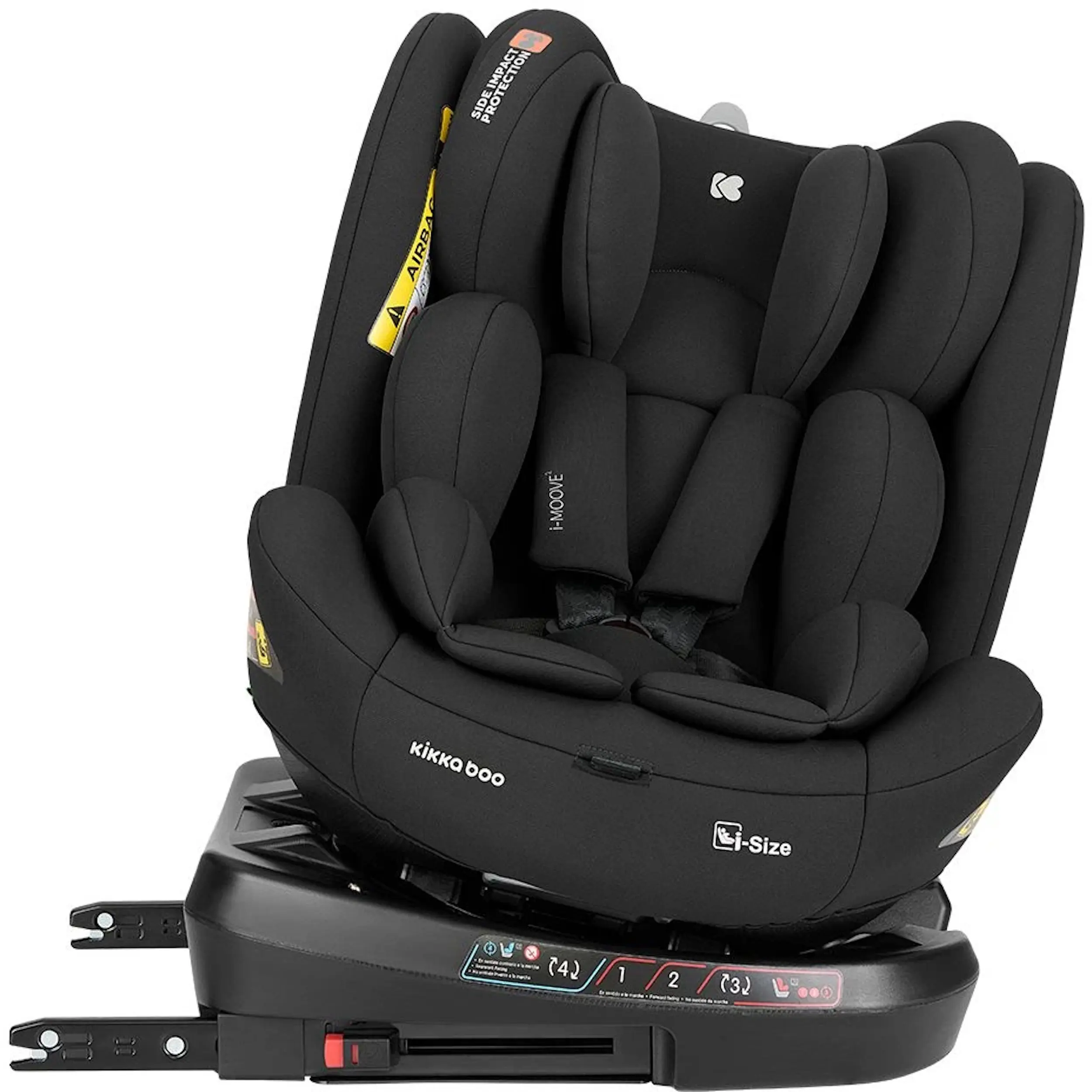 Scaun auto Kikka Boo i-Moove 2 i-Size (Black) - 4