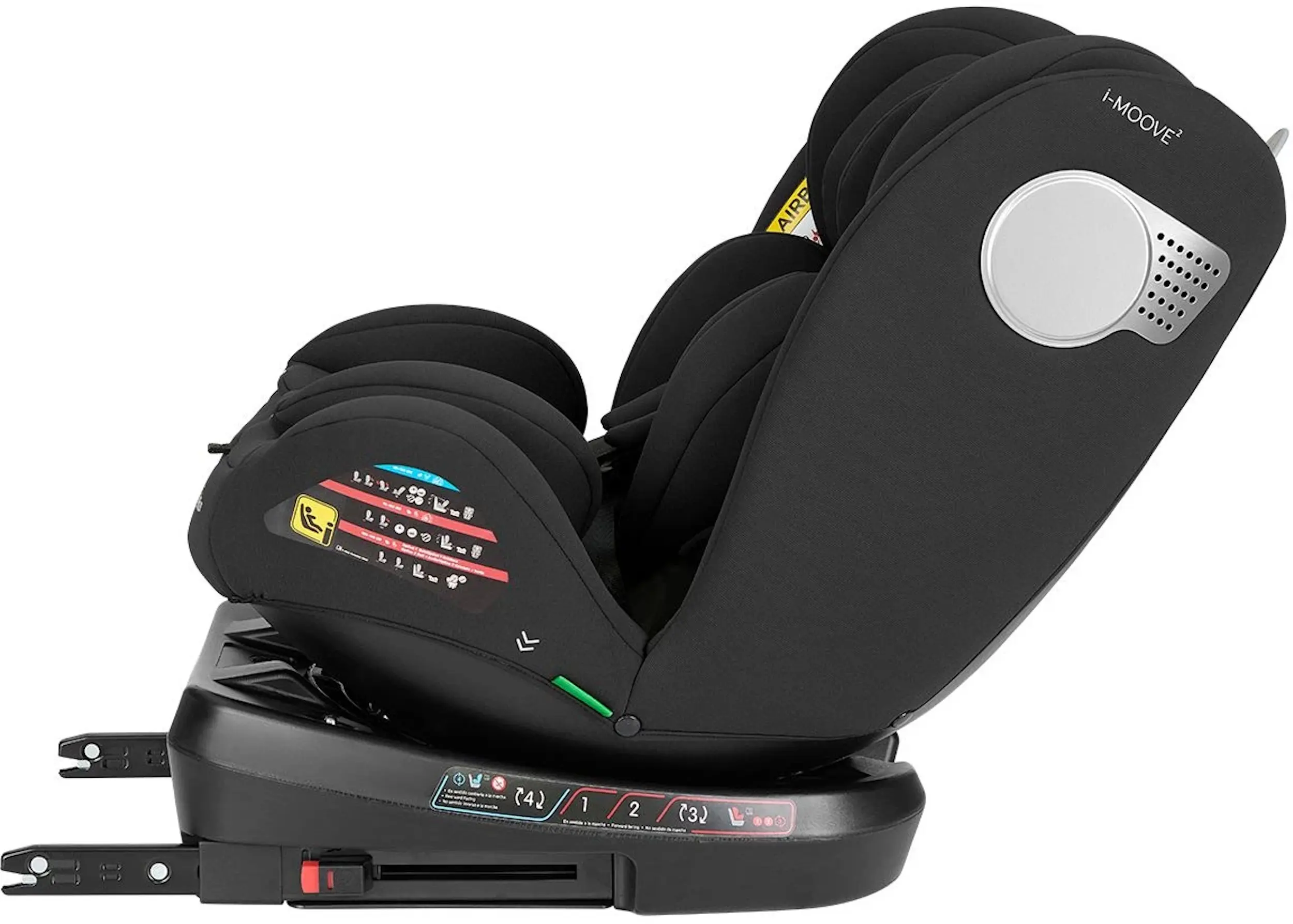 Scaun auto Kikka Boo i-Moove 2 i-Size (Black) - 6