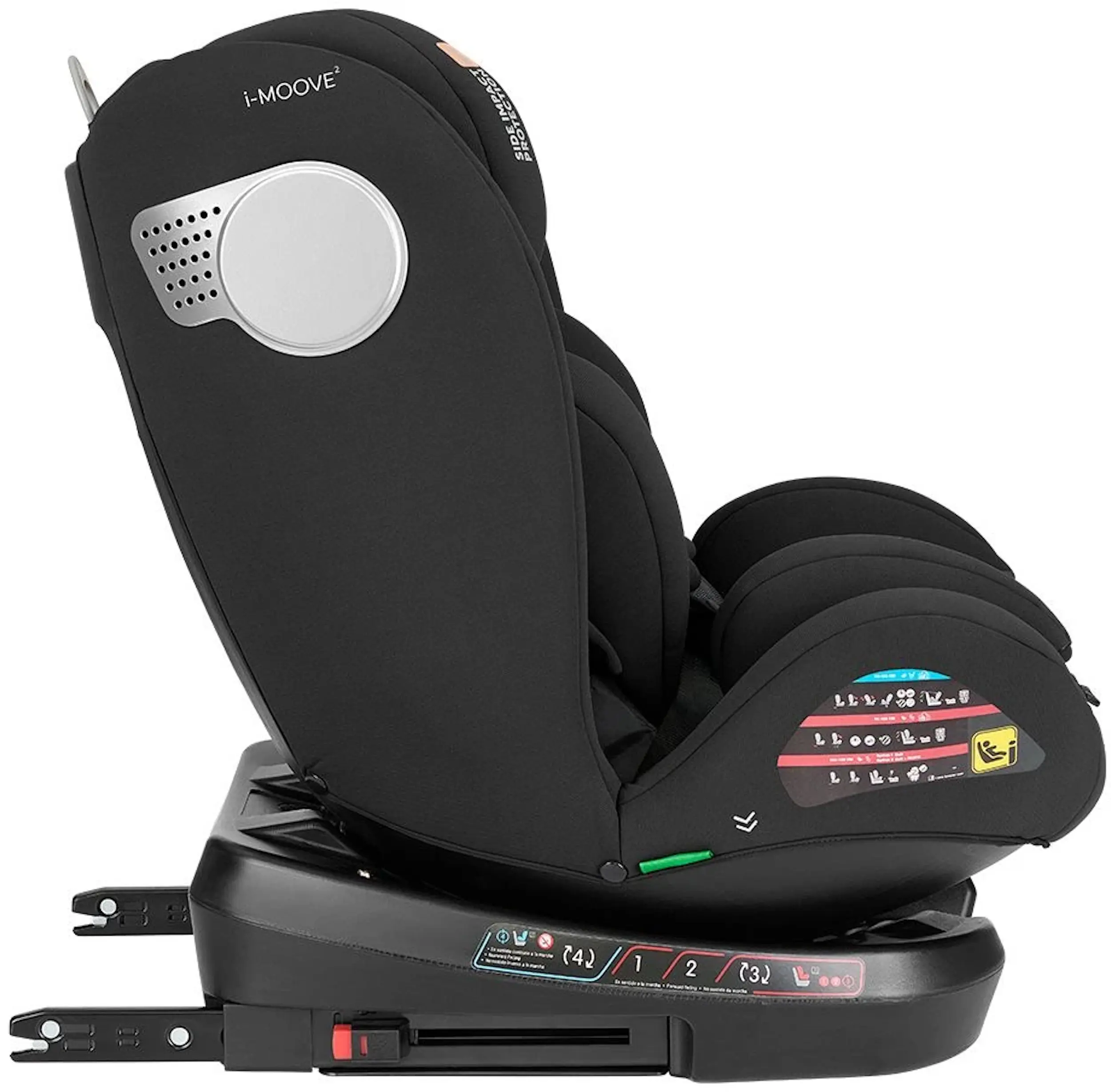 Scaun auto Kikka Boo i-Moove 2 i-Size (Black) - 7