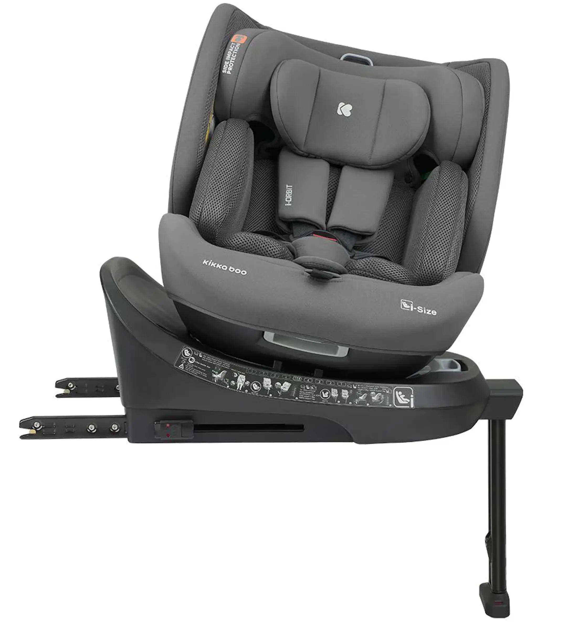 Автокресло Kikka Boo i-Orbit i-Size (Dark Grey) - 3