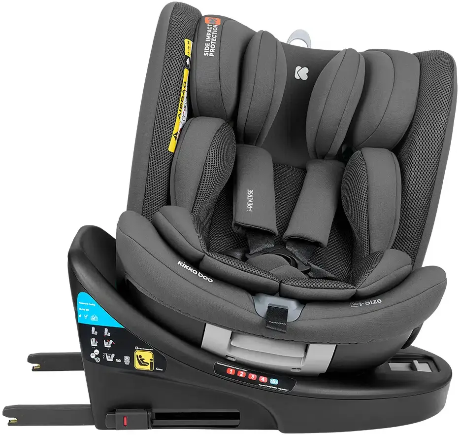 Scaun auto Kikka Boo i-Reverse (Dark Grey) - 6