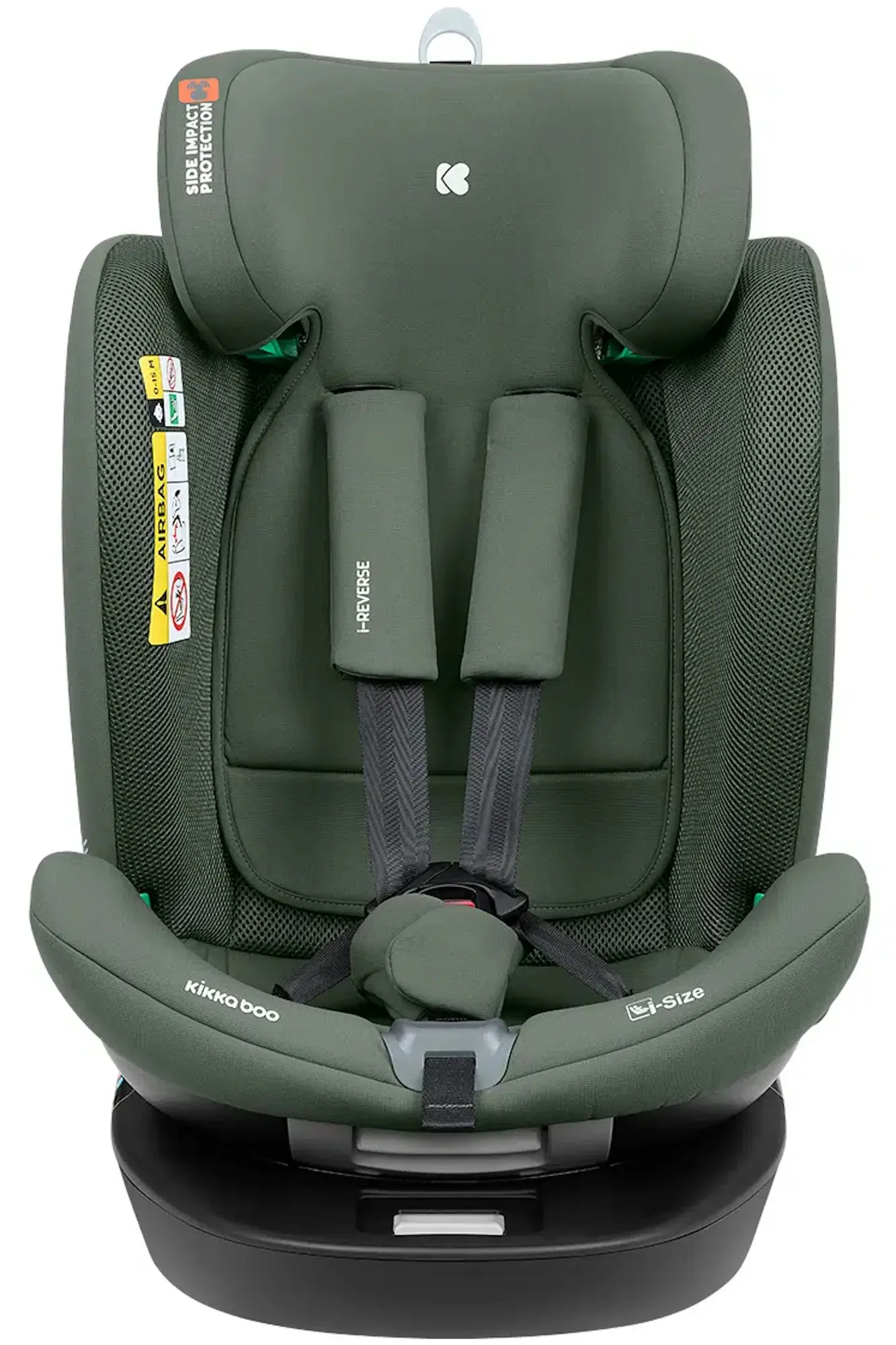 Scaun auto Kikka Boo i-Reverse i-Size (Army Green) - 3