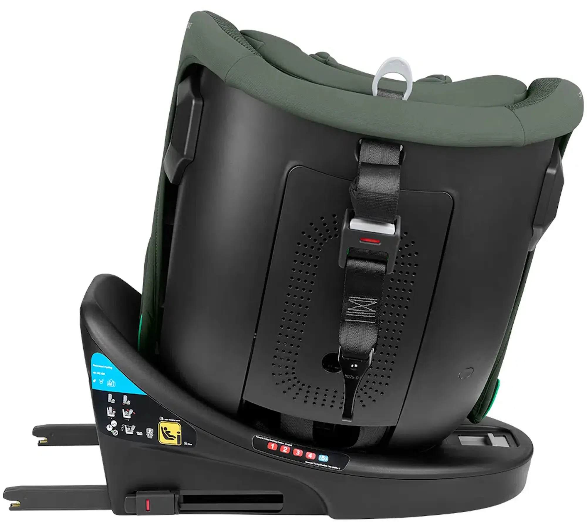 Scaun auto Kikka Boo i-Reverse i-Size (Army Green) - 9