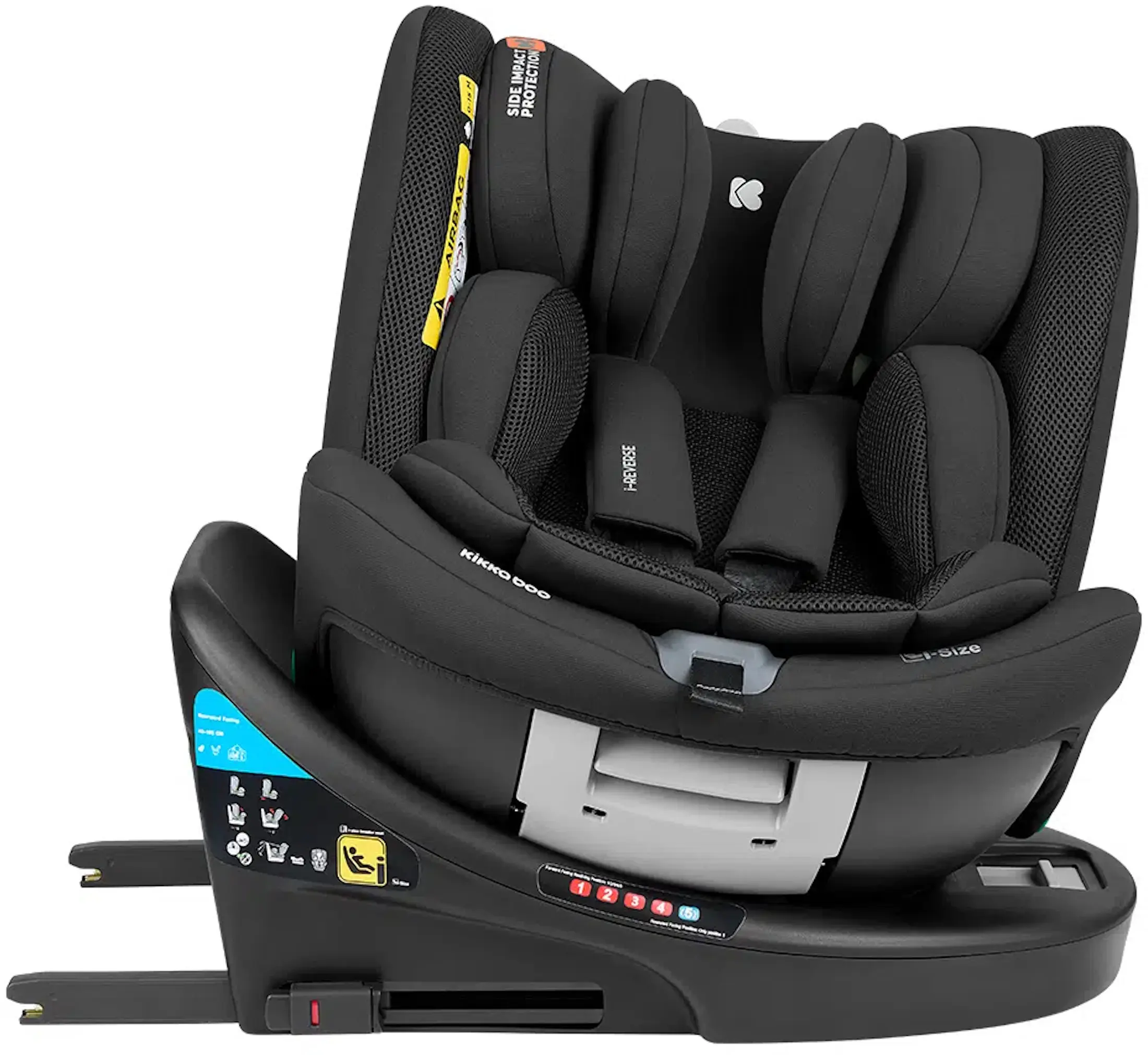 Scaun auto Kikka Boo i-Reverse i-Size (Black)