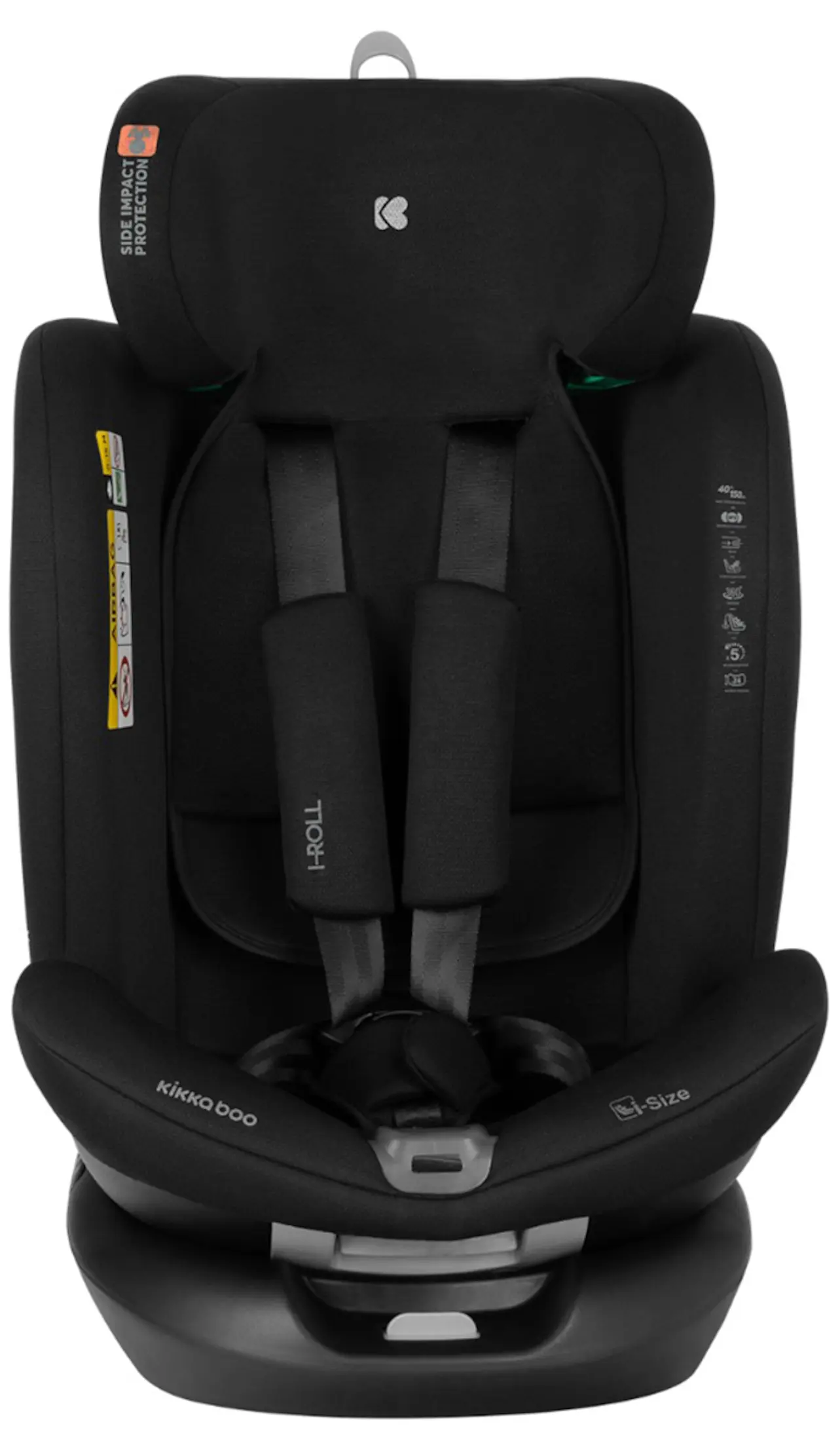 Автокресло Kikka Boo i-Roll i-Size (Black) - 2