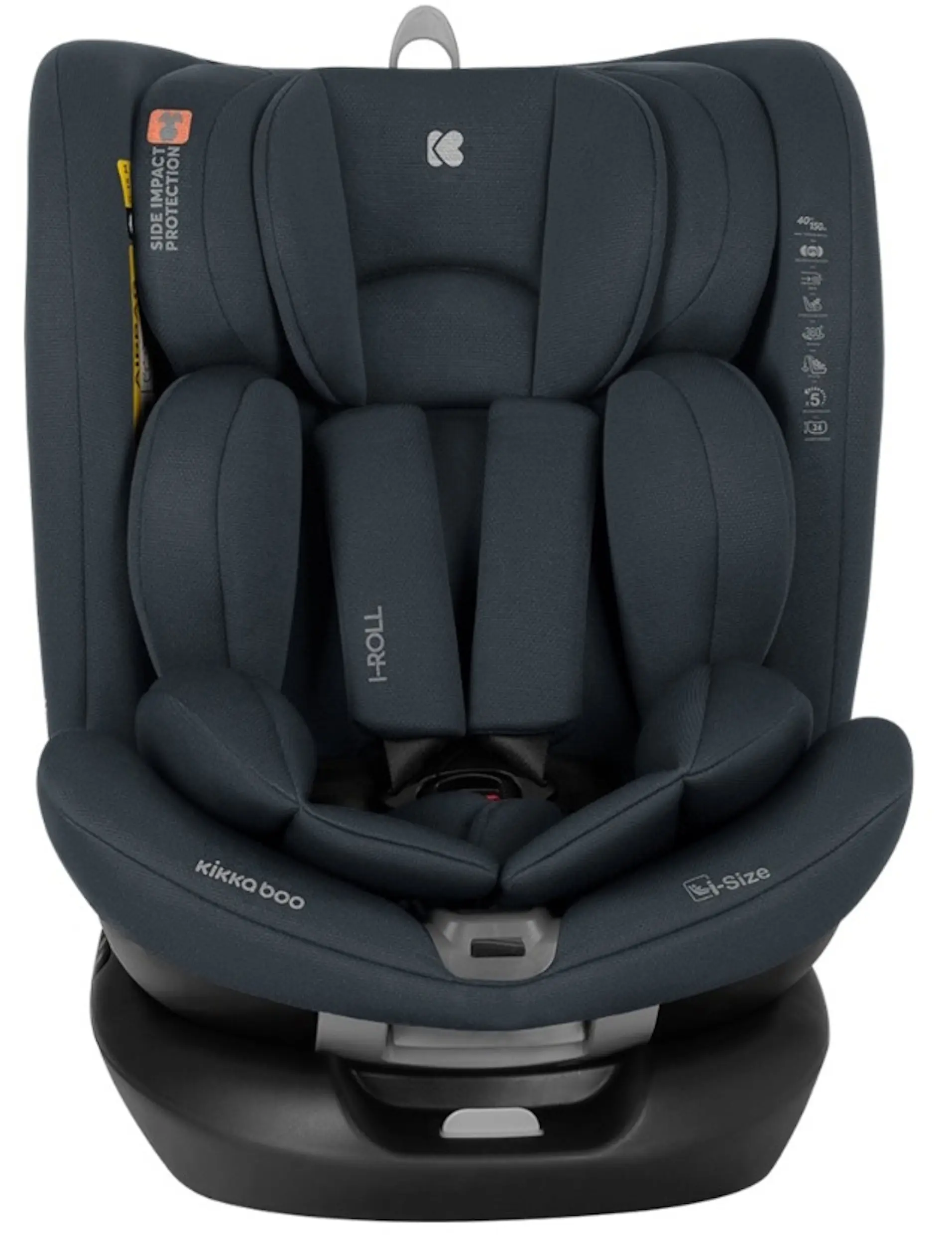 Автокресло Kikka Boo i-Roll i-Size (Dark Grey) - 2