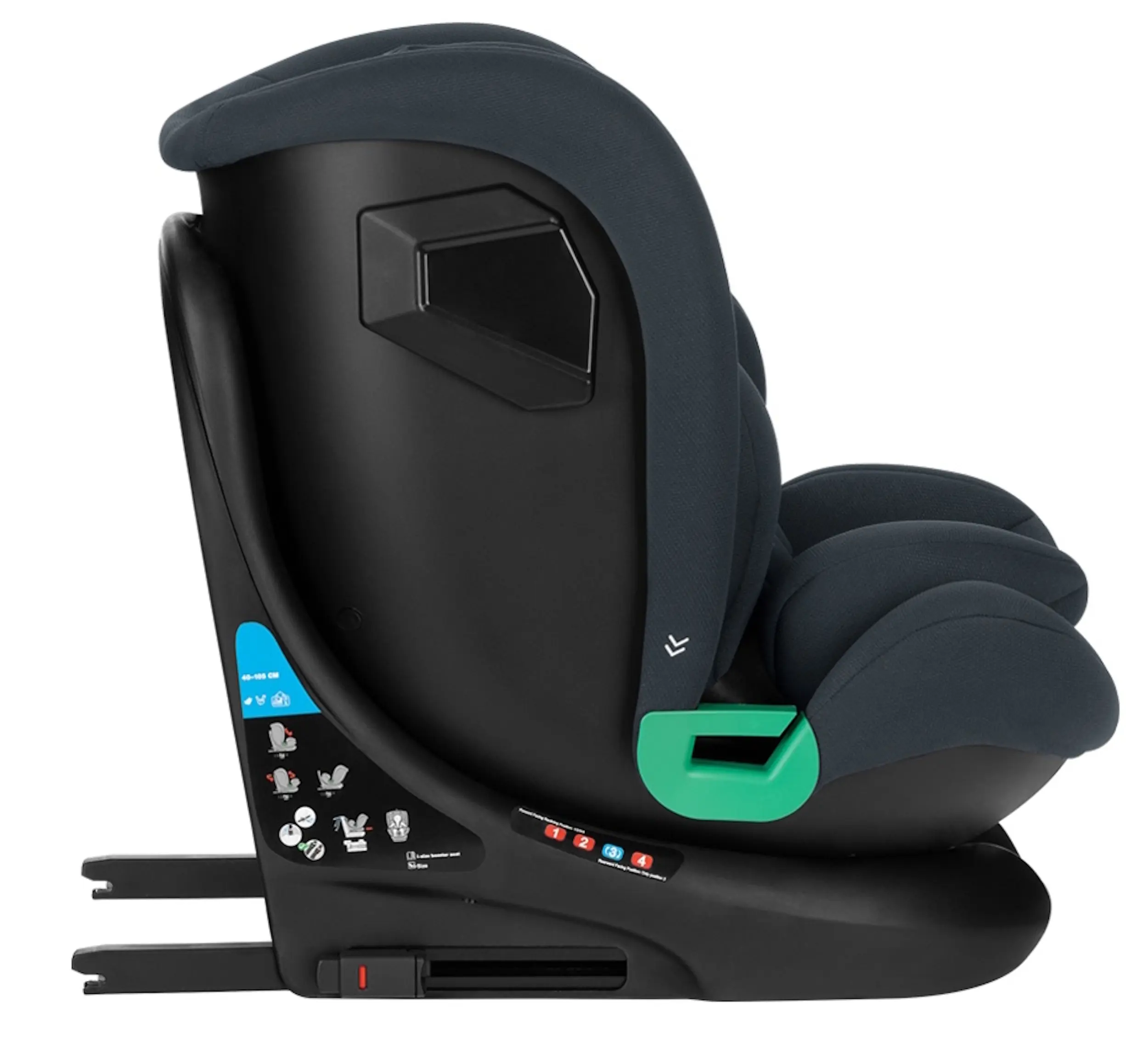 Автокресло Kikka Boo i-Roll i-Size (Dark Grey) - 6