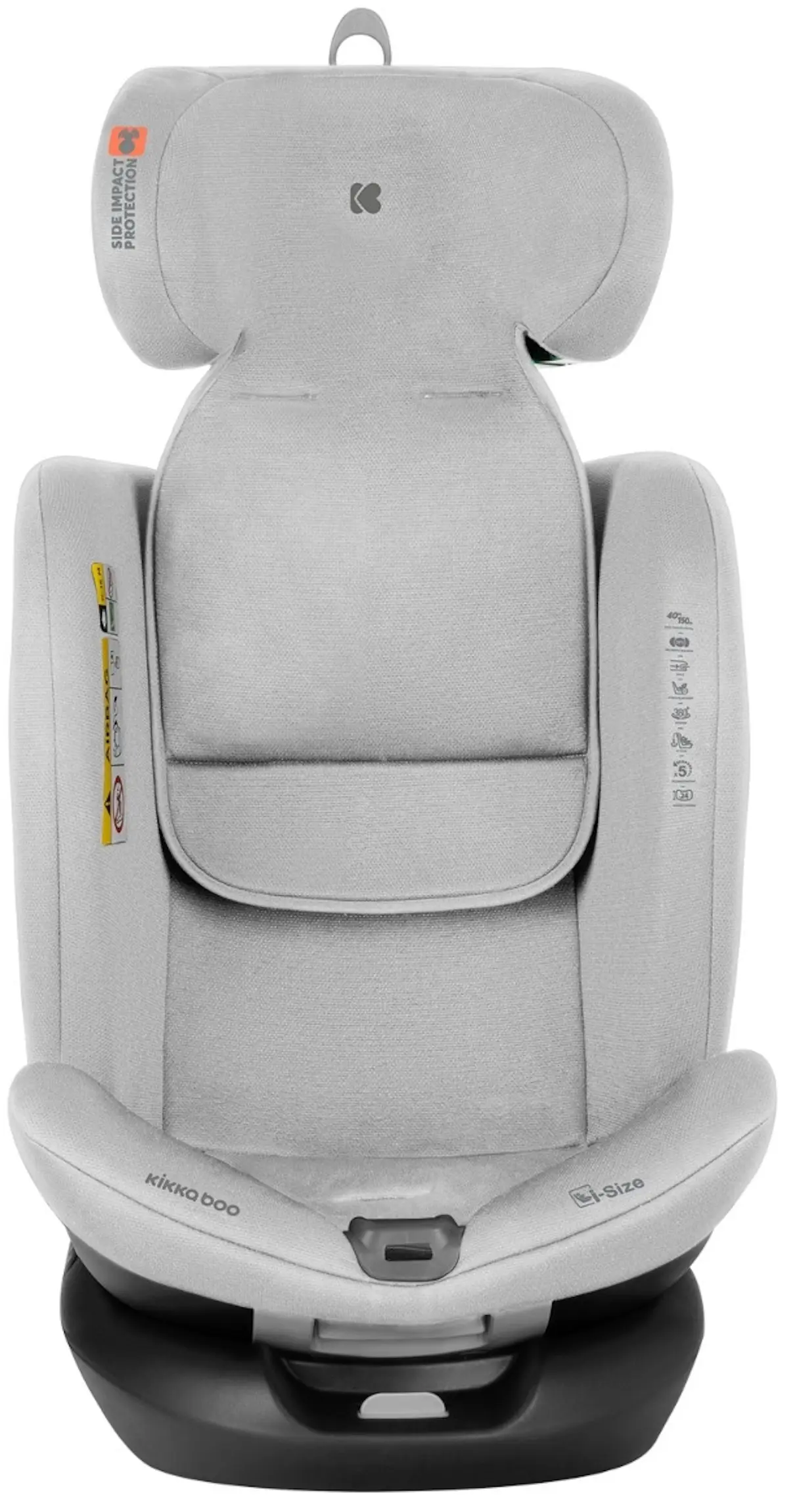 Scaun auto Kikka Boo i-Roll i-Size (Light Grey) - 4