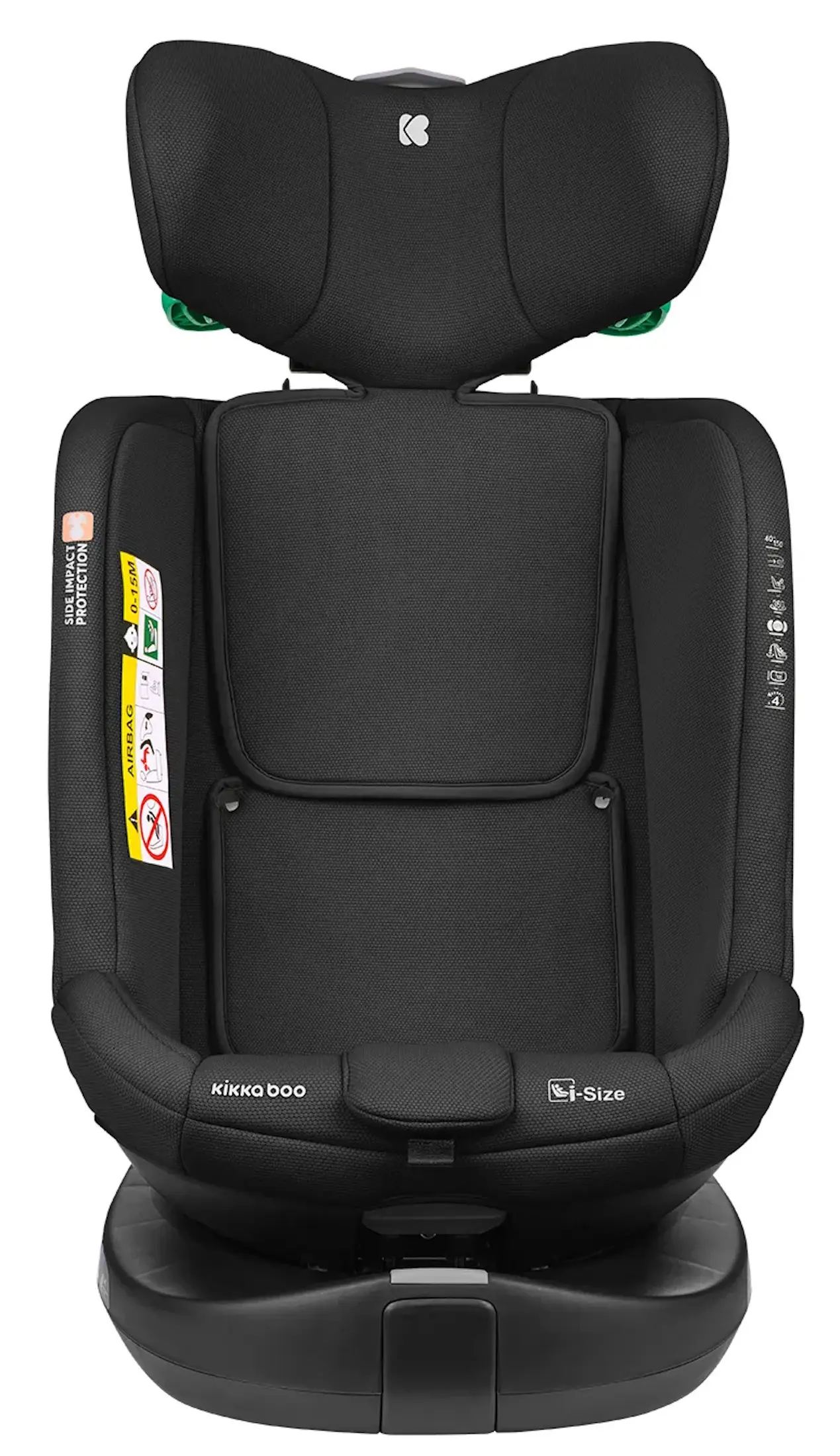 Scaun auto Kikka Boo i-Round i-Size (Black) - 4