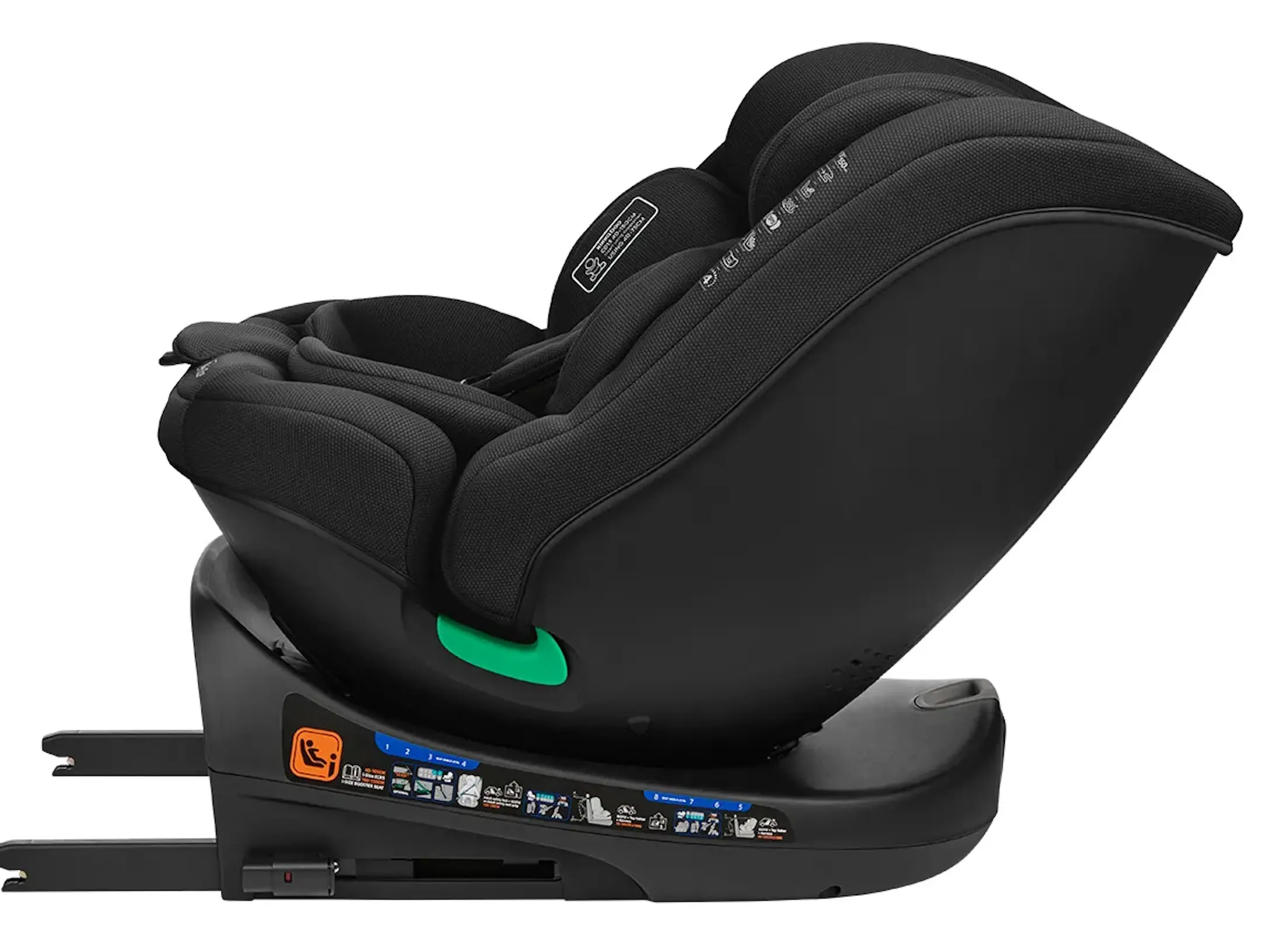 Scaun auto Kikka Boo i-Round i-Size (Black) - 6