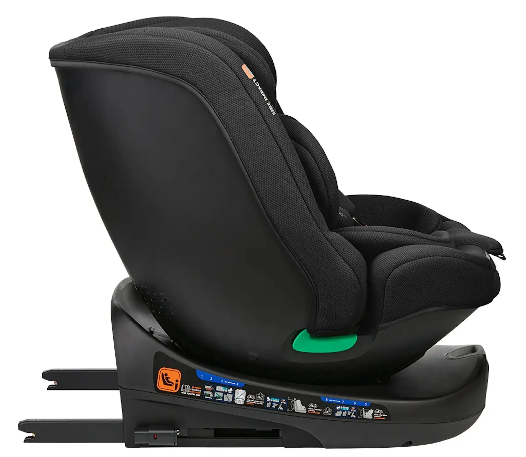 Scaun auto Kikka Boo i-Round i-Size (Black) - 8