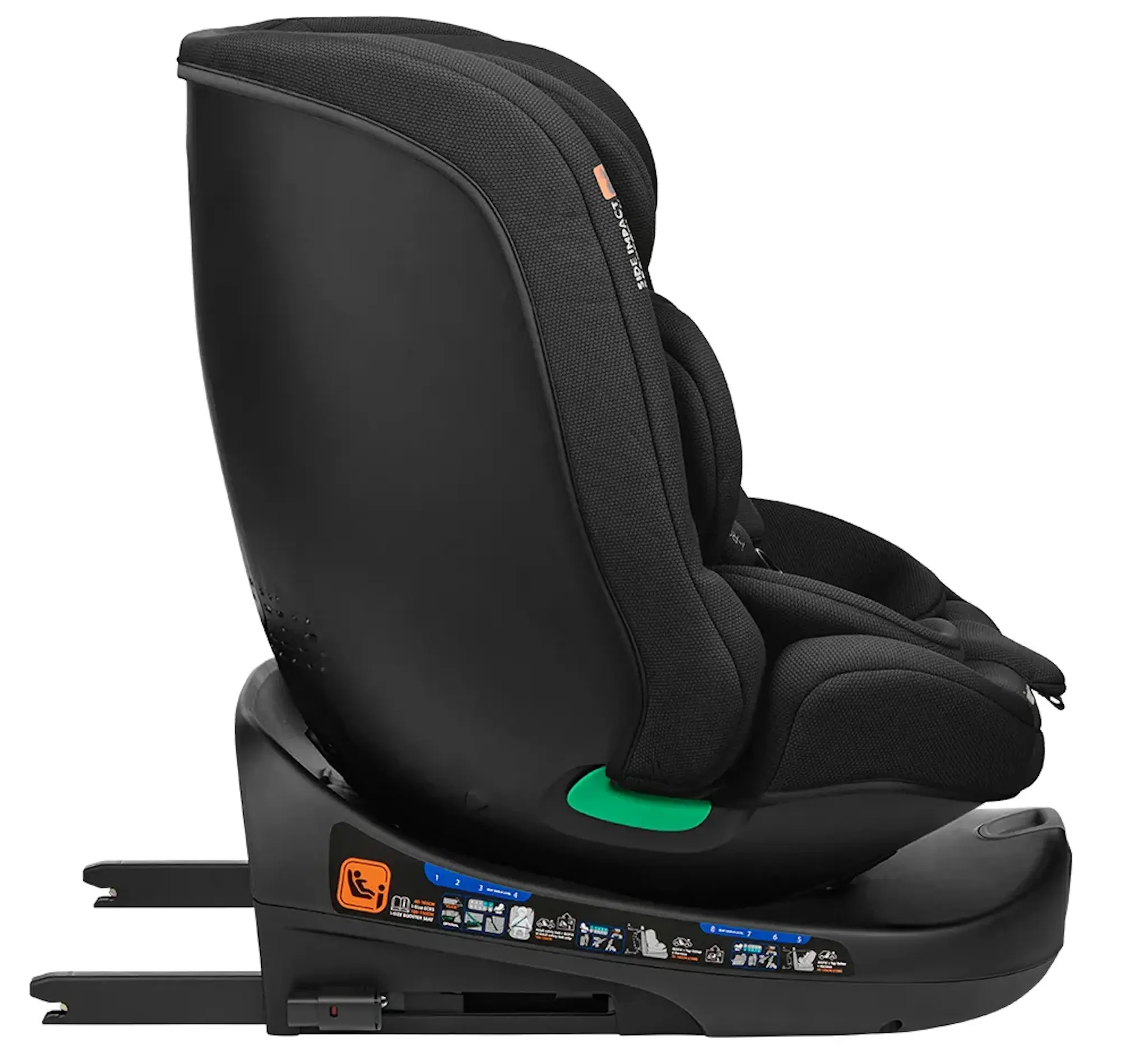 Scaun auto Kikka Boo i-Round i-Size (Black) - 9