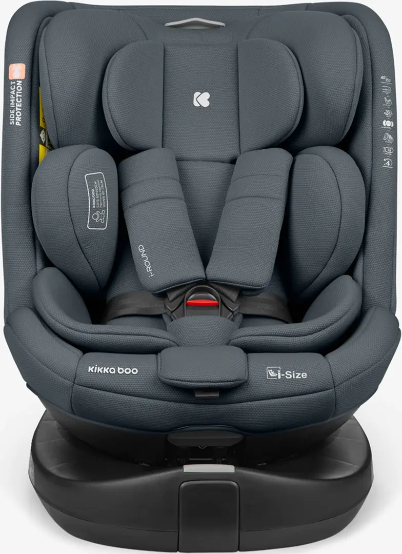 Автокресло Kikka Boo i-Round i-Size (Dark Grey)