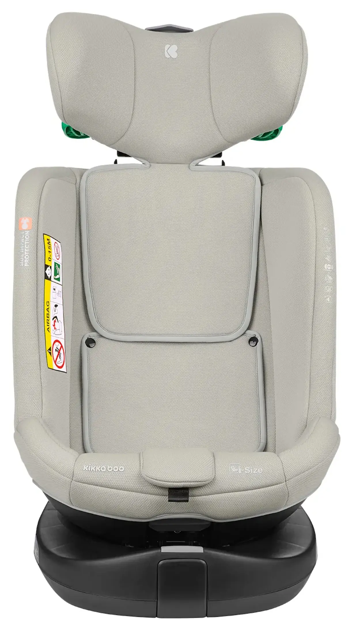 Автокресло Kikka Boo i-Round i-Size (Light Grey) - 4