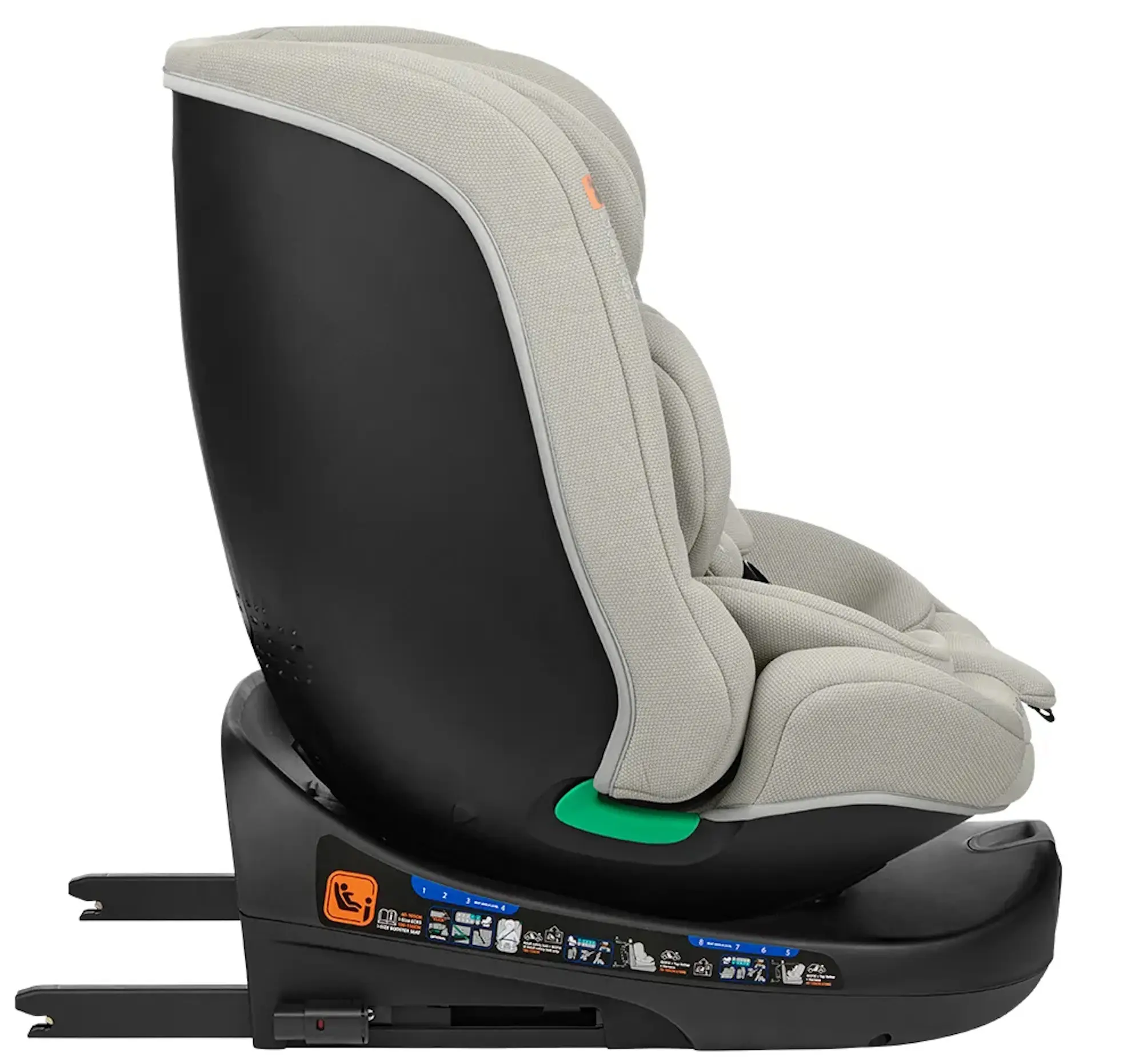 Автокресло Kikka Boo i-Round i-Size (Light Grey) - 8