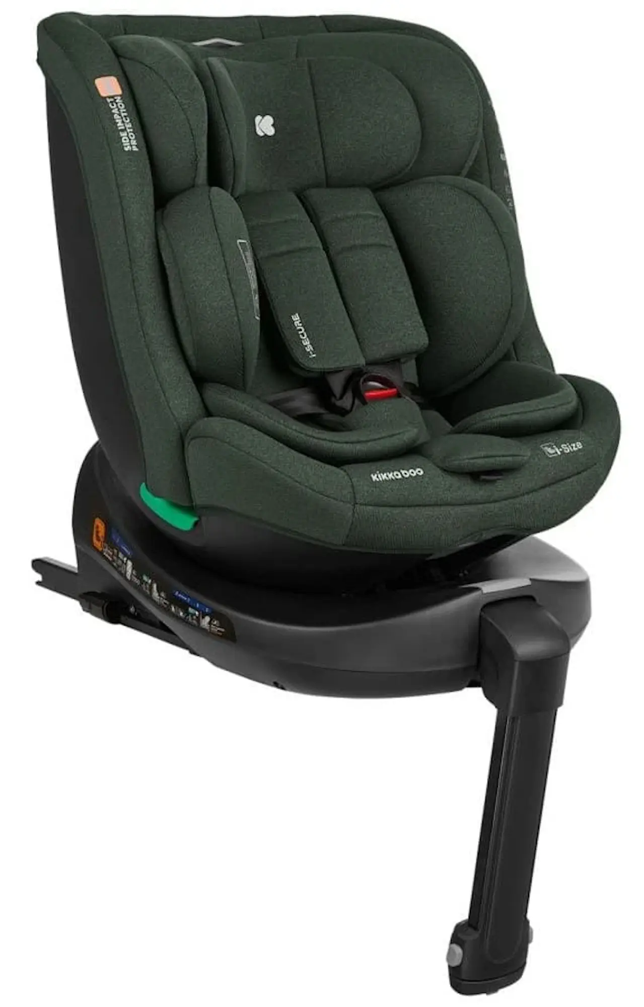 Scaun auto Kikka Boo i-Secure i-Size Isofix (Army Green) - 2