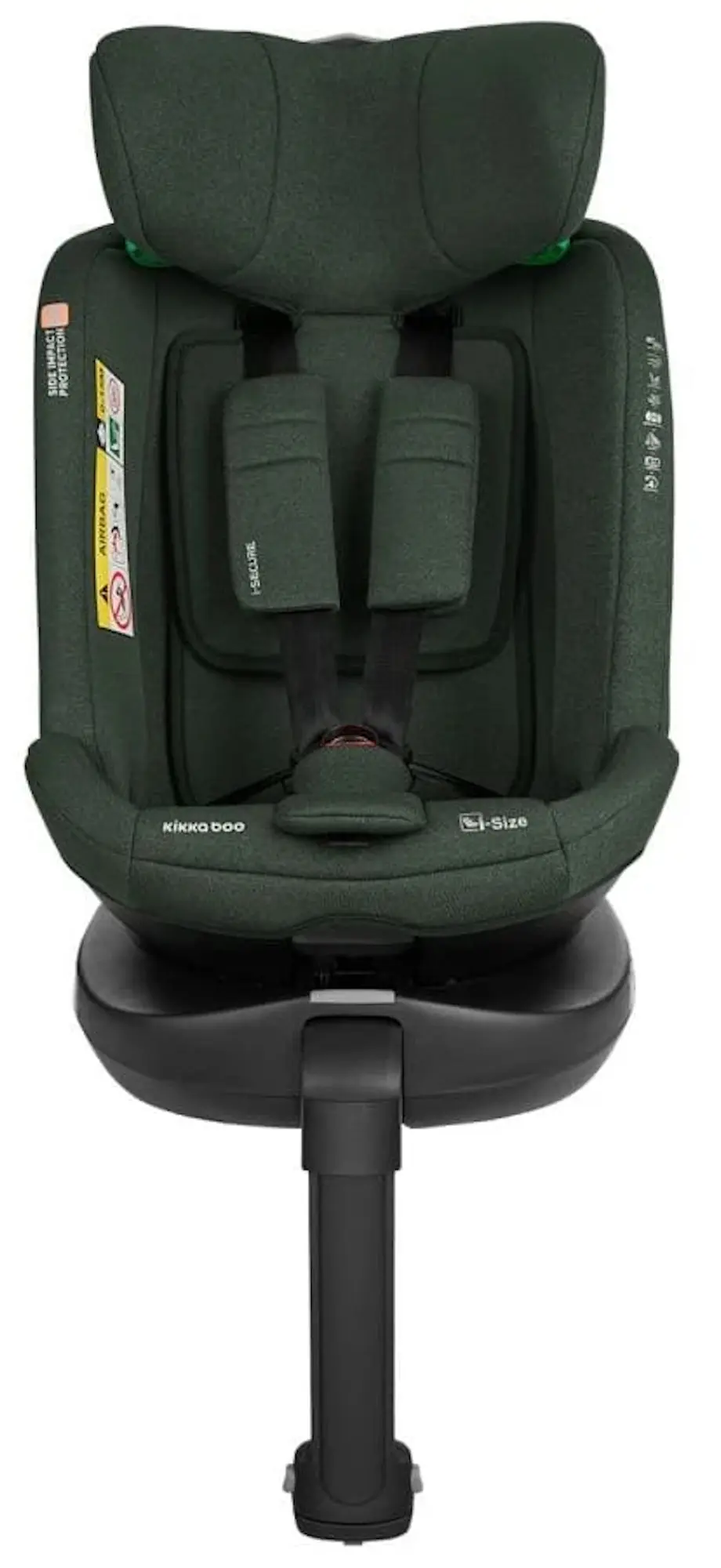 Scaun auto Kikka Boo i-Secure i-Size Isofix (Army Green) - 3