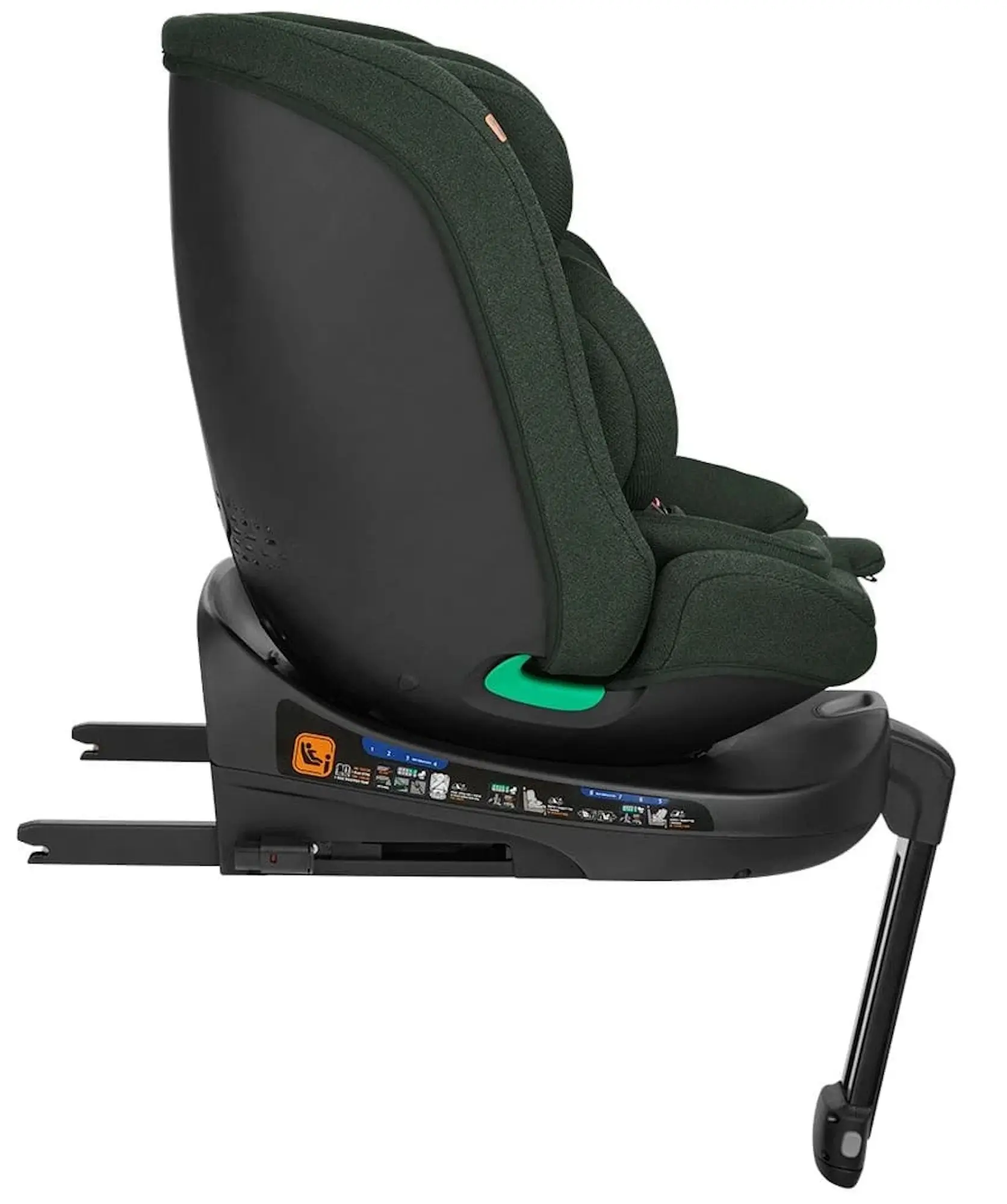 Scaun auto Kikka Boo i-Secure i-Size Isofix (Army Green) - 5