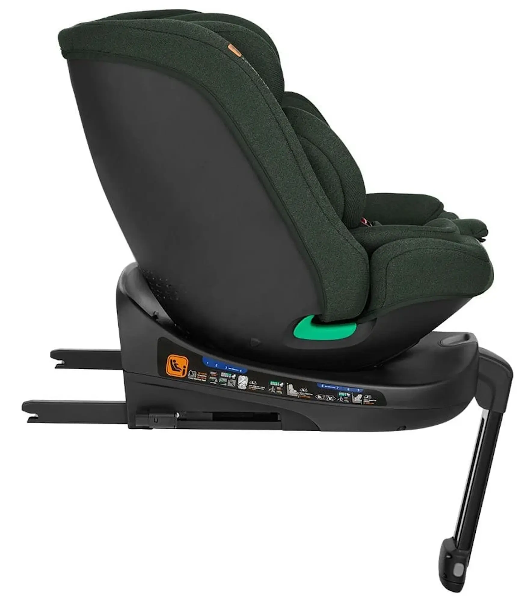 Scaun auto Kikka Boo i-Secure i-Size Isofix (Army Green) - 6