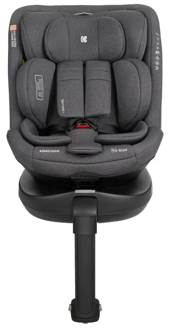 Автокресло Kikka Boo i-Secure i-Size Isofix (Dark Grey)